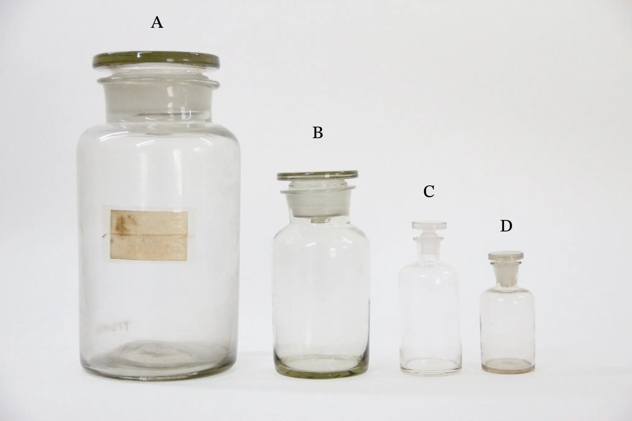 Antique Apothecary Bottle | European Glass Pharmacy Jar - Debra Hall Lifestyle