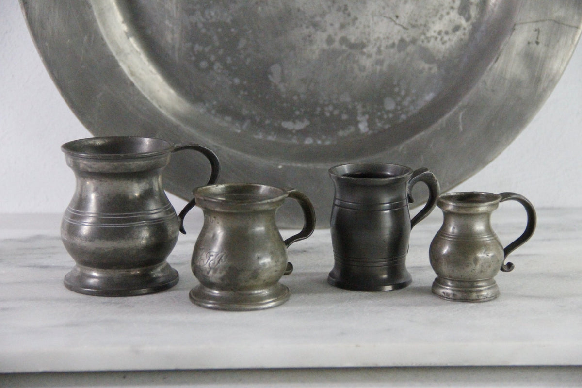 Antique English Pewter Measure | Tavern Measuring Cup - Debra Hall Lifestyle