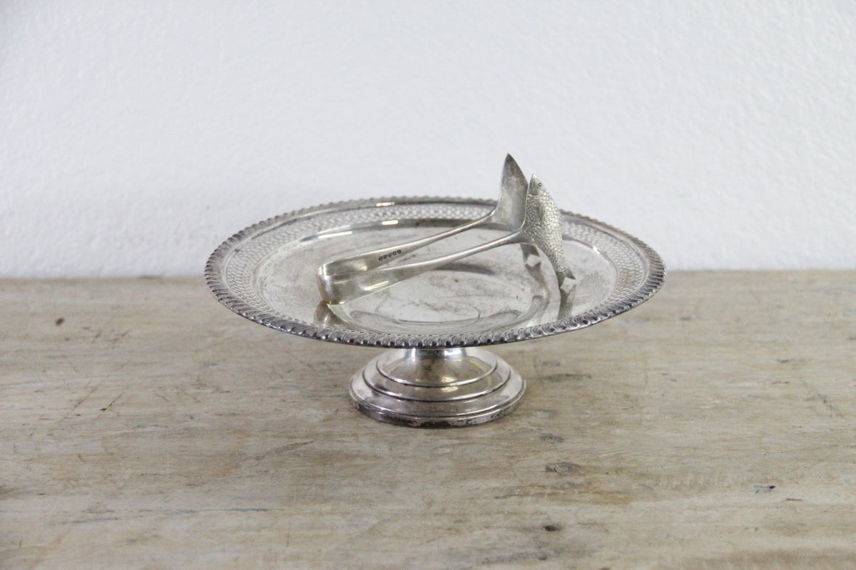 Antique Sardine Tongs English Silver Plate Figural Fish - Debra Hall Lifestyle