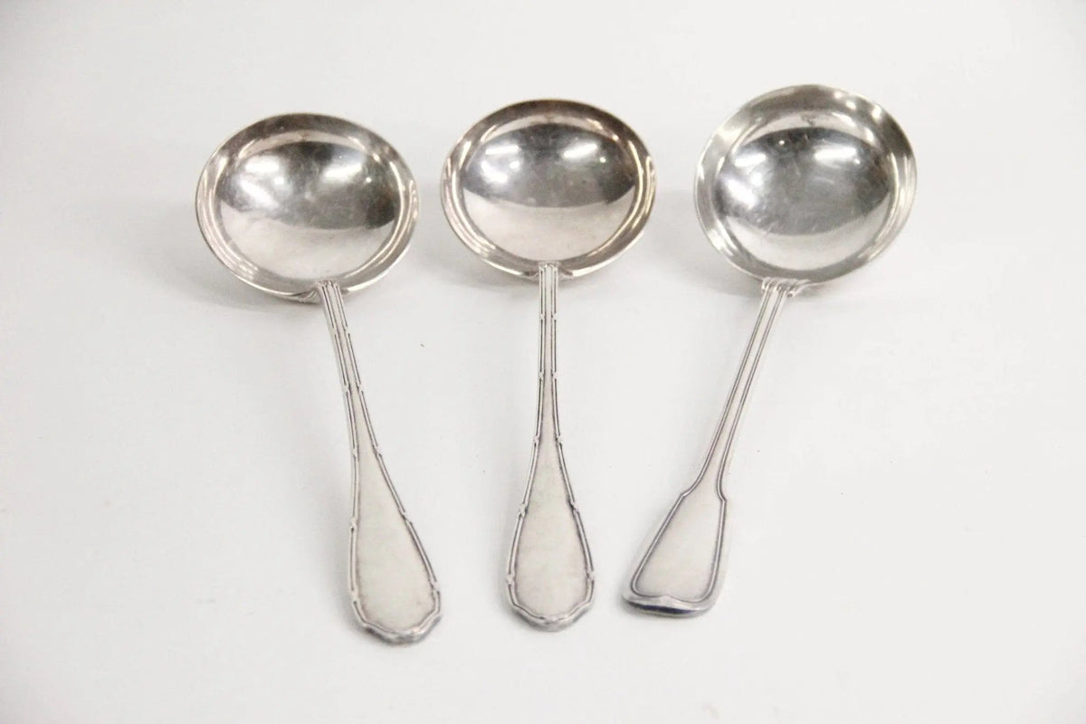 Antique Silver Ladle | Extra Large Hotelware | France - Debra Hall Lifestyle