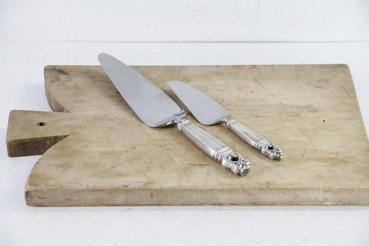 Antique Sterling Cake Server | Assorted Royal Danish Pie Server - Debra Hall Lifestyle