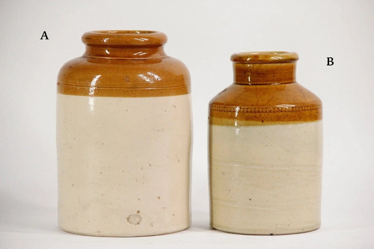 Antique Stoneware Canning Jars | Preserves England - Debra Hall Lifestyle