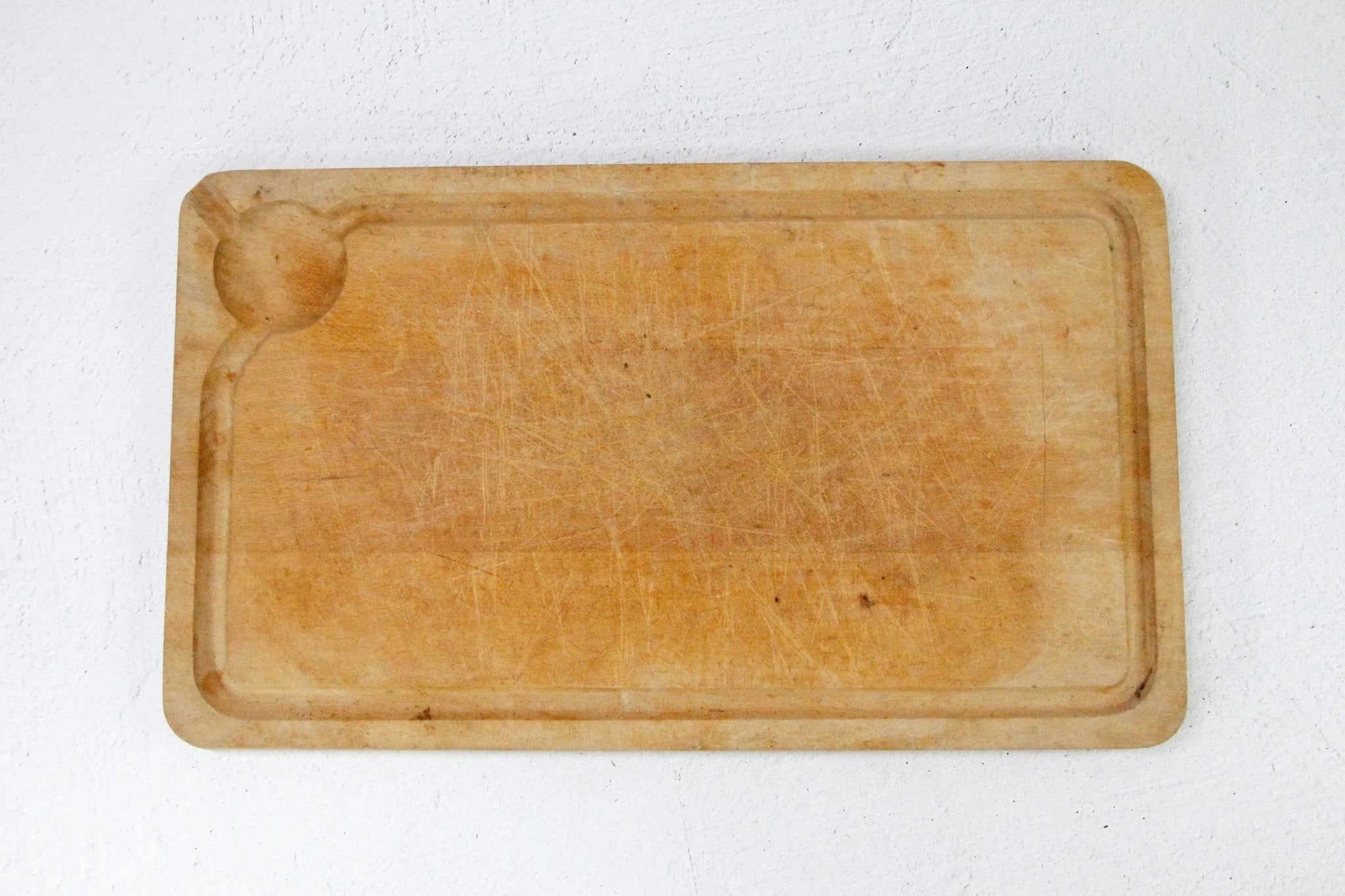 French Bread Board | Vintage Meat Carving-Cutting Board - Debra Hall Lifestyle