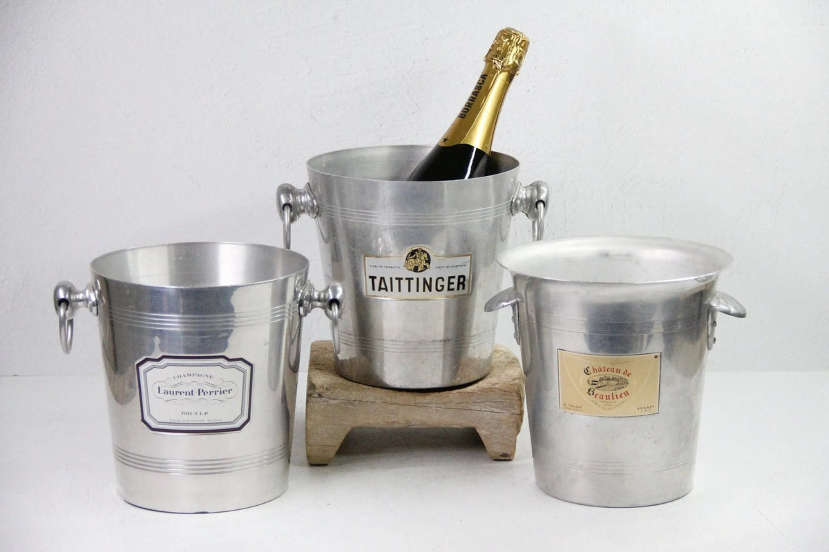 French Champagne Bucket Vintage | Chiller-Bar Decor - Debra Hall Lifestyle