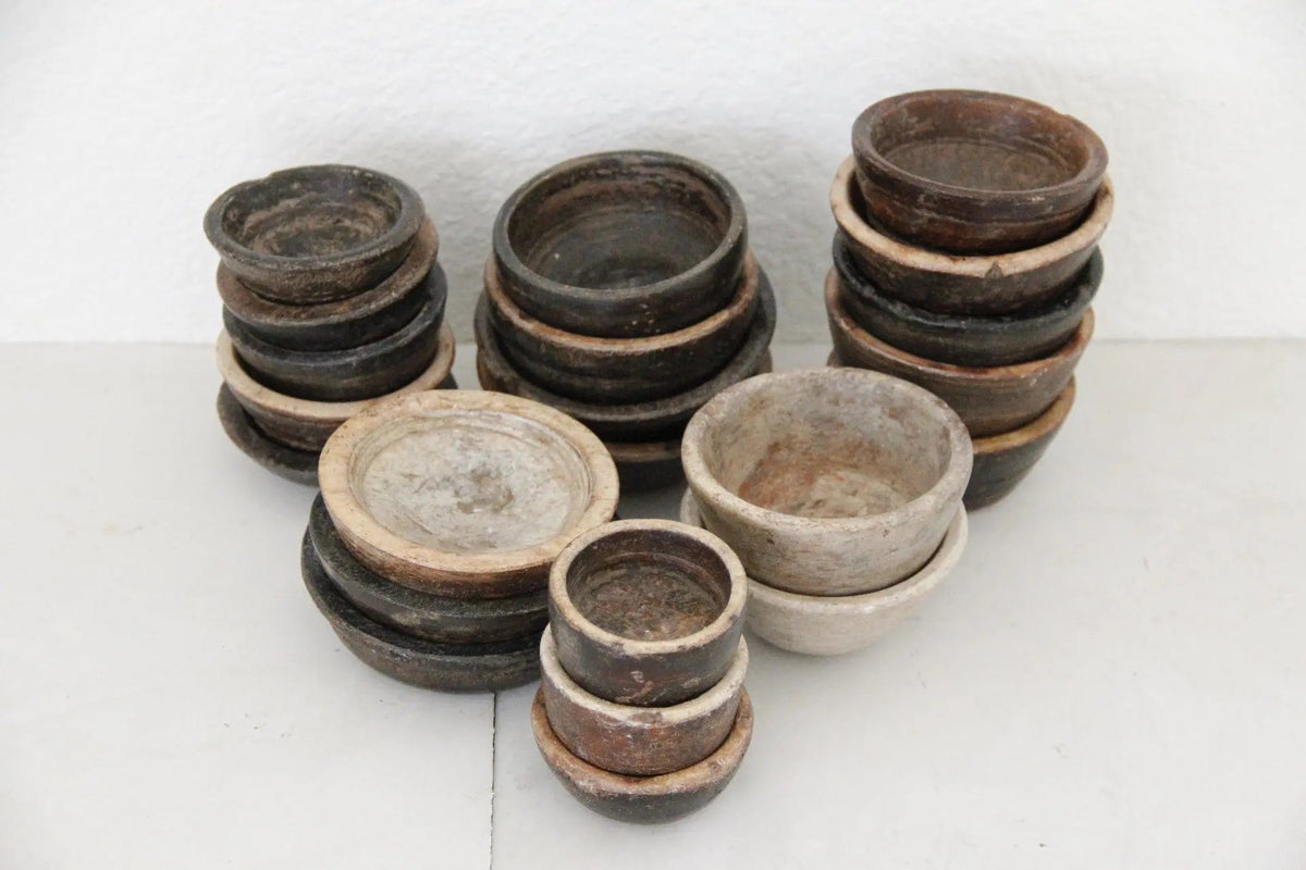 Hand Carved Stone Bowl | Indian Spice Dish Assorted - Debra Hall Lifestyle