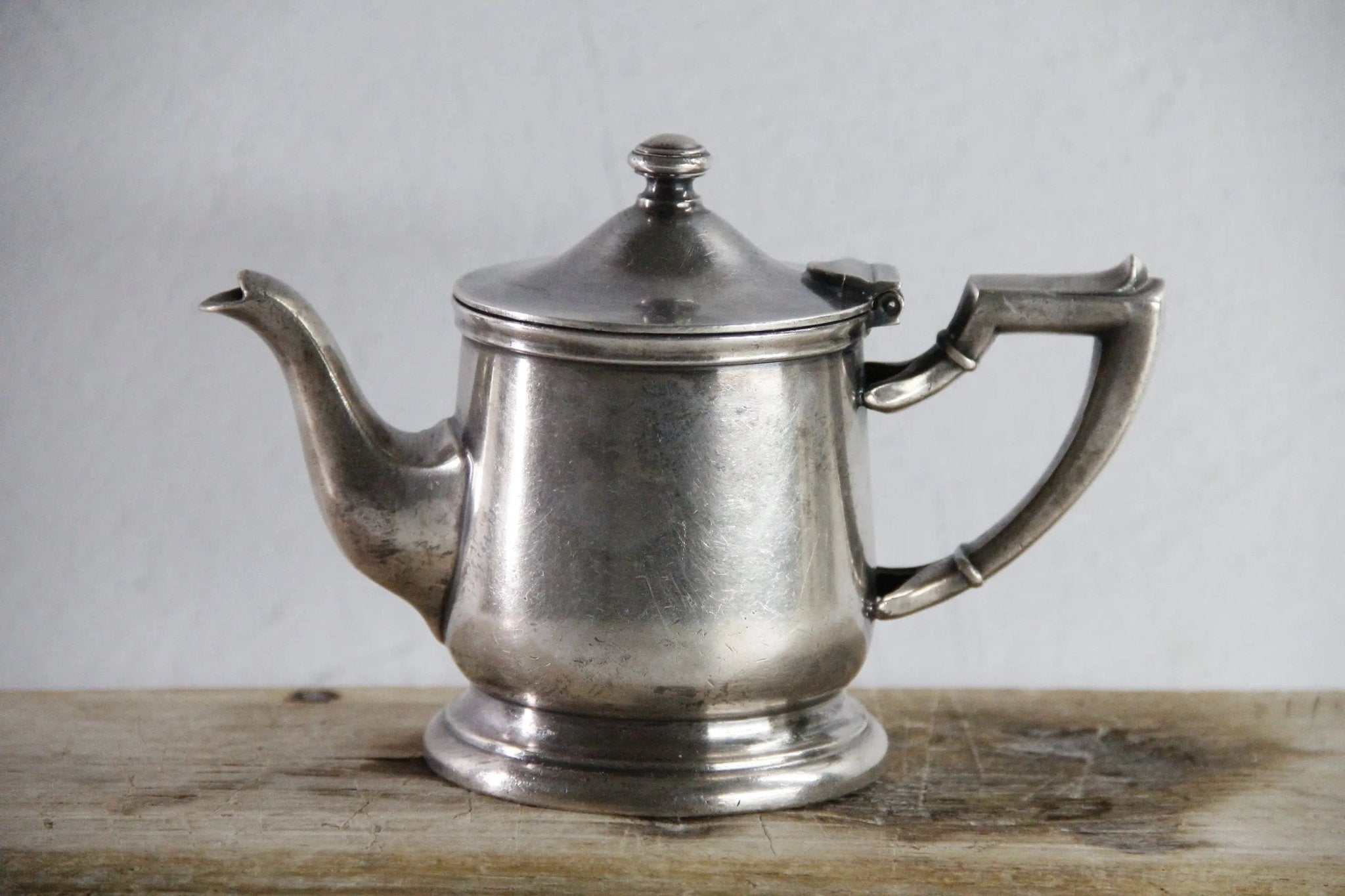 Hotel Silver Teapot Antique | St.Vincents Nickel Silver Soldered - Debra Hall Lifestyle