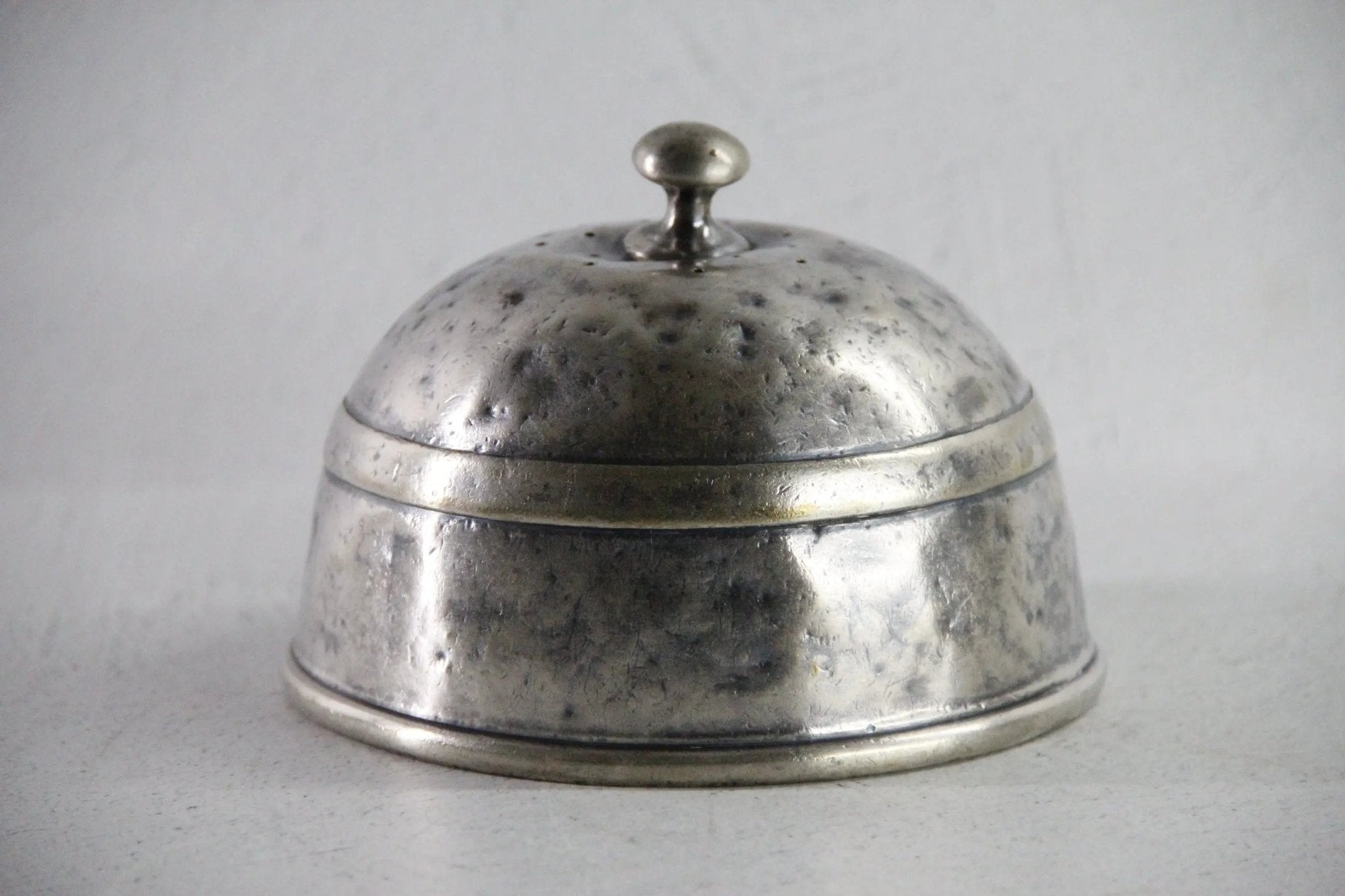 Silver Dome Food Cover Antique | Reed & Barton Hotel Silver Cheese - Debra Hall Lifestyle