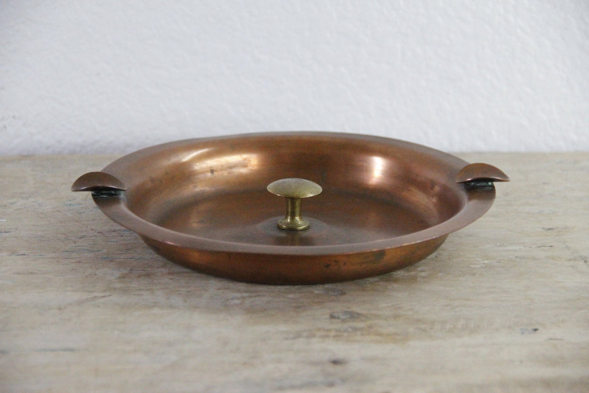 Vintage Copper Ashtray Dean Barrick Pasadena Copper & Brass - Debra Hall Lifestyle
