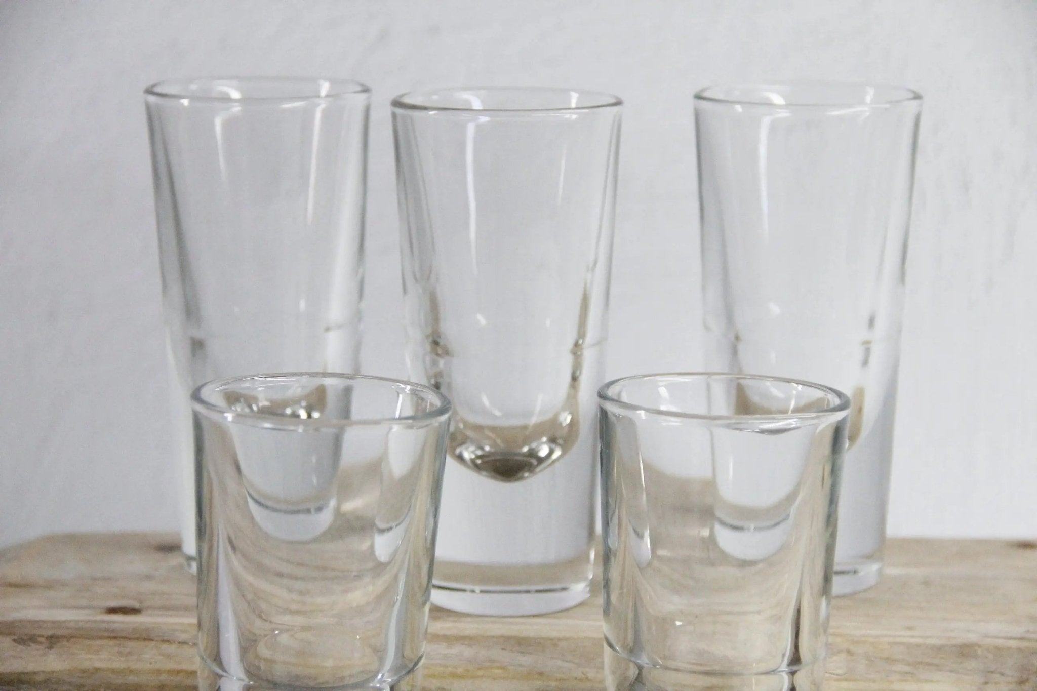 Vintage Italian Shot Glass | Modernist Cordial Weighted - Debra Hall Lifestyle