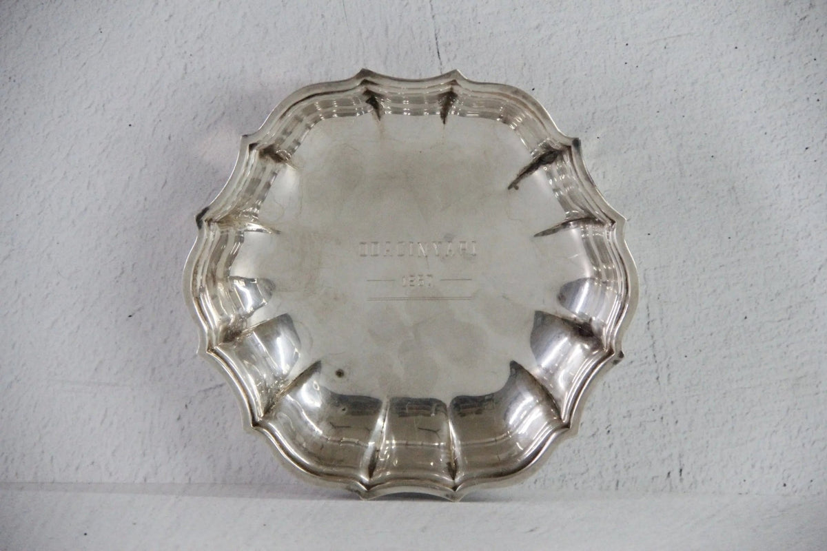 Vintage Silver Dish | Chippendale Bon Bon/Trinket Bowl - Debra Hall Lifestyle