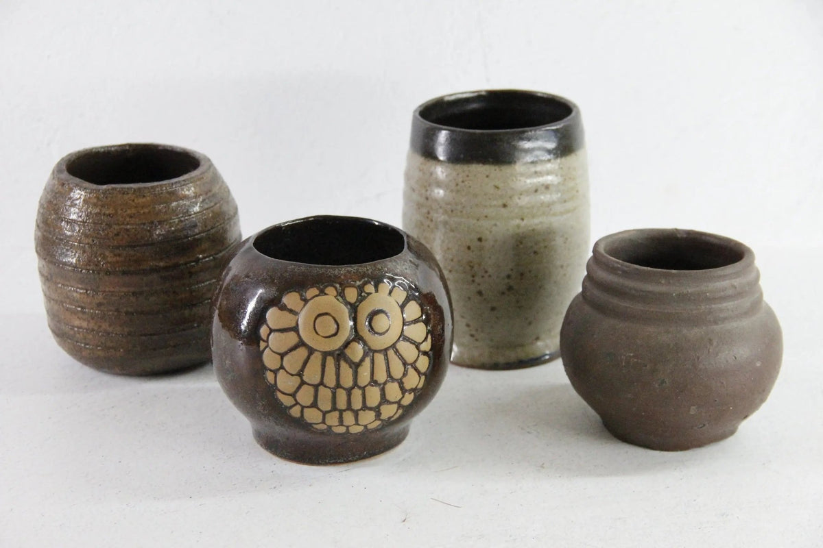 Vintage Studio Pottery Vessel | Assorted Vase Utensil Storage - Debra Hall Lifestyle