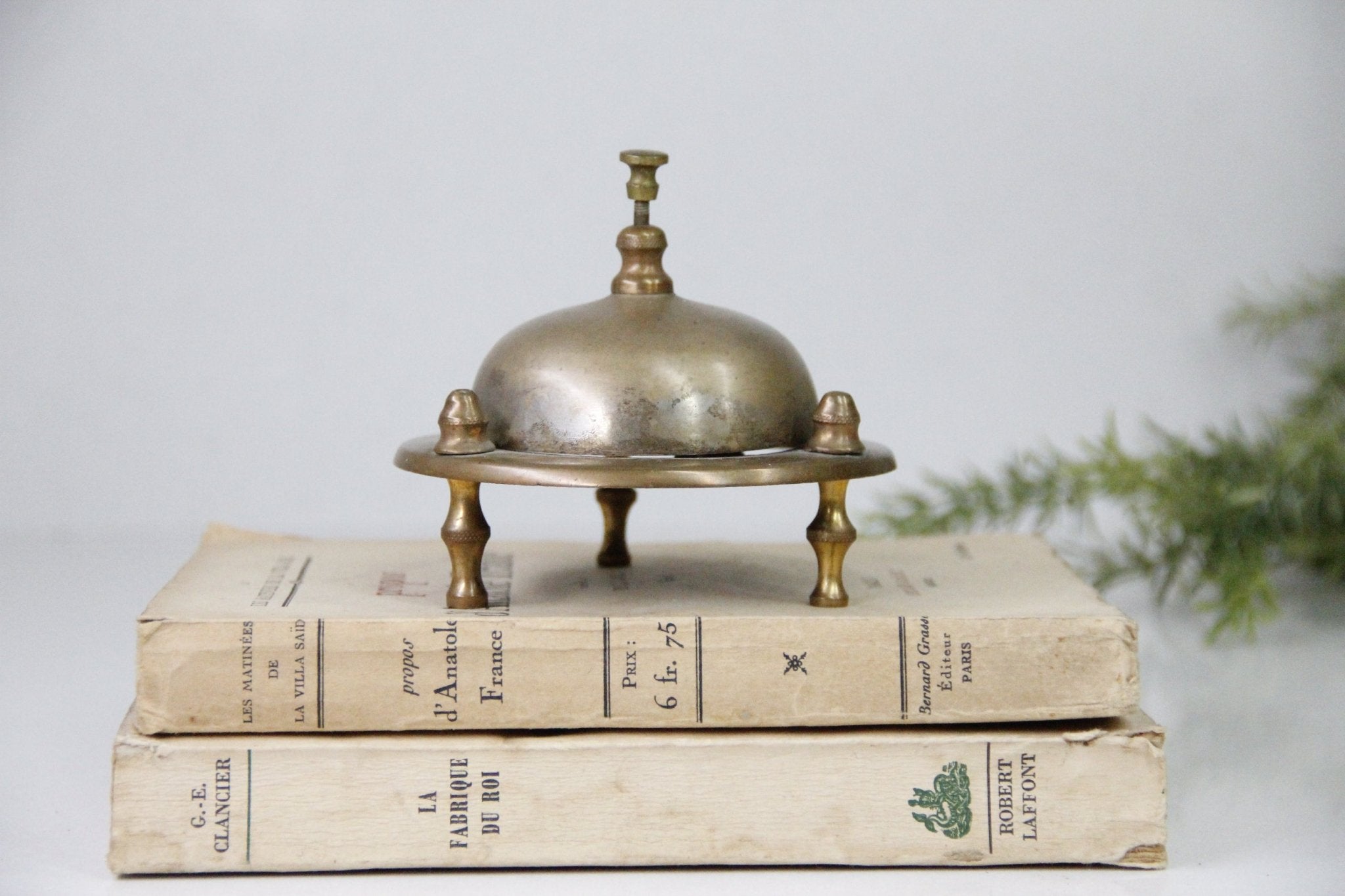 Antique Desk Bell | Brass - Debra Hall Lifestyle