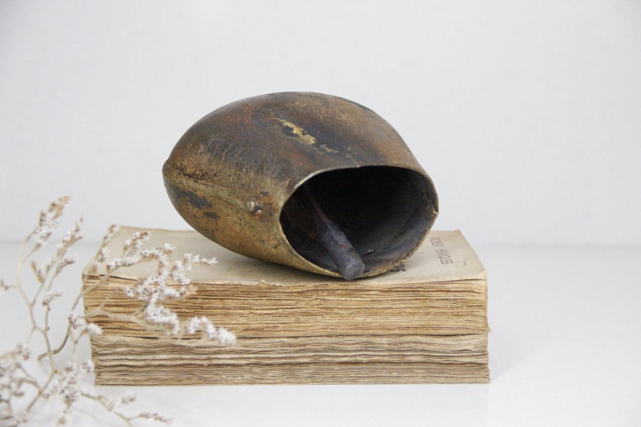 Antique French Cowbell - Debra Hall Lifestyle