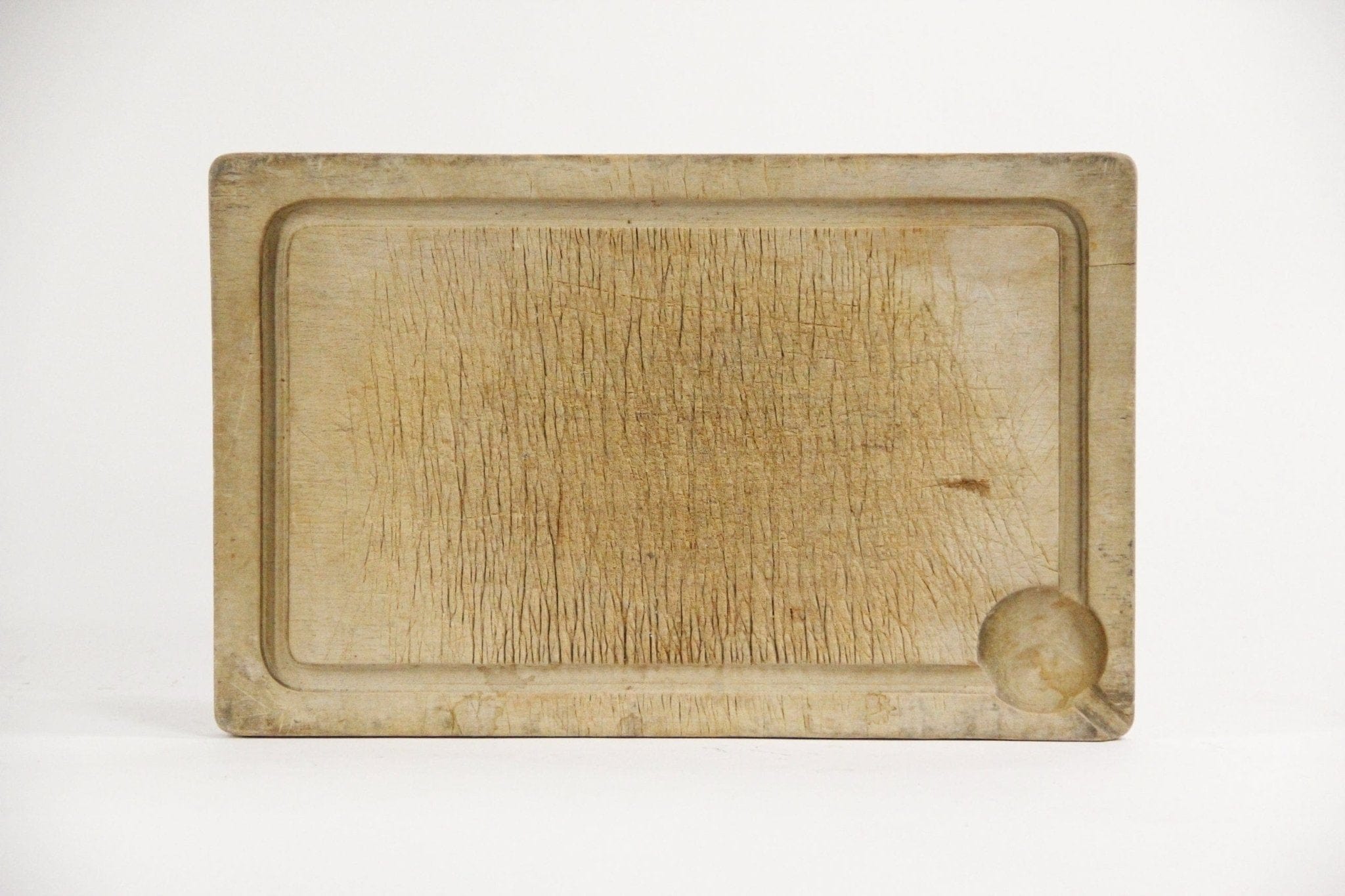 Antique French Wood Cutting Board | Meat Carving Board - Debra Hall Lifestyle