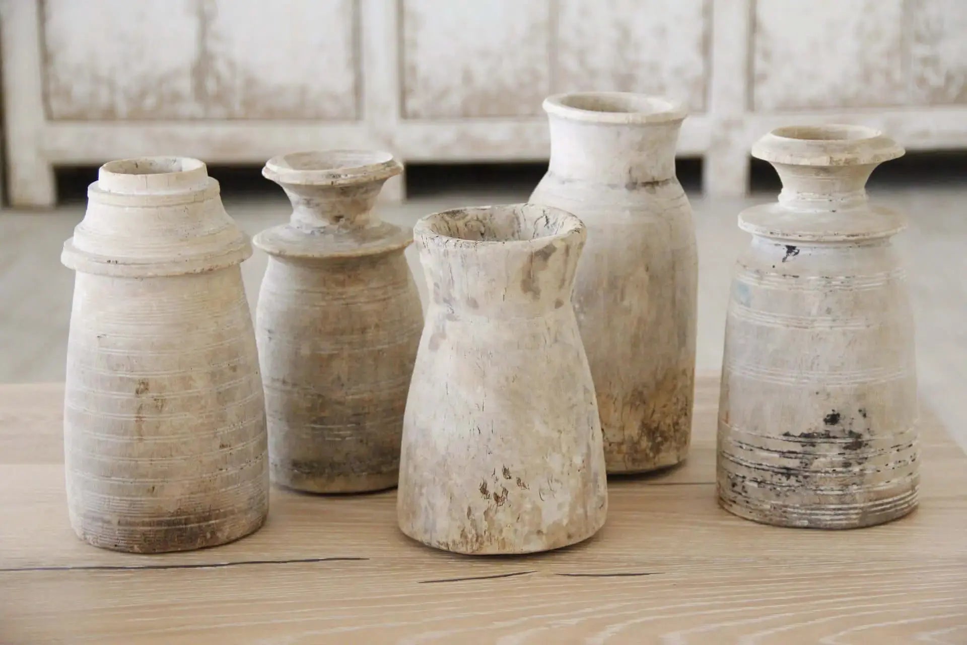 Let's Talk About Our Antique Wooden Vase - Jug Debra Hall Lifestyle