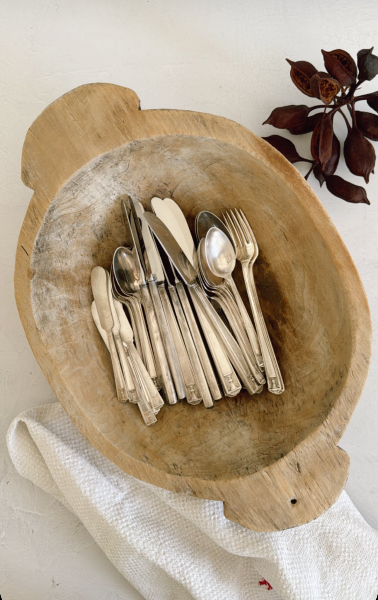 Vintage Flatware and Tableware | Table Setting Debra Hall Lifestyle
