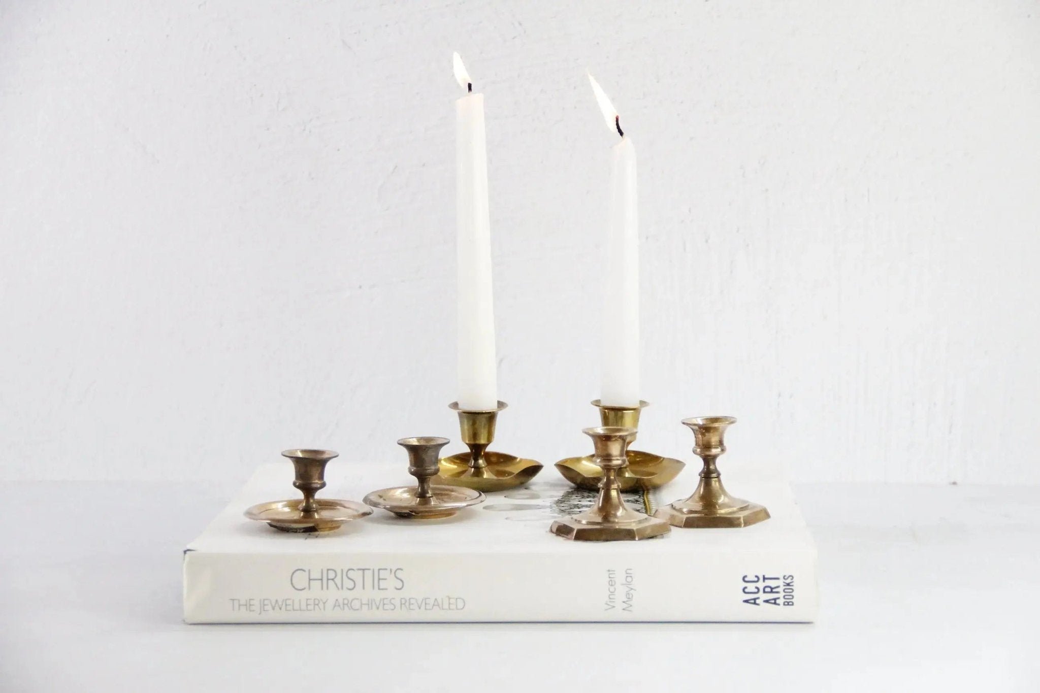 Antique Candle Holders | Vintage Brass, Silver & Wooden Candlesticks - Debra Hall Lifestyle