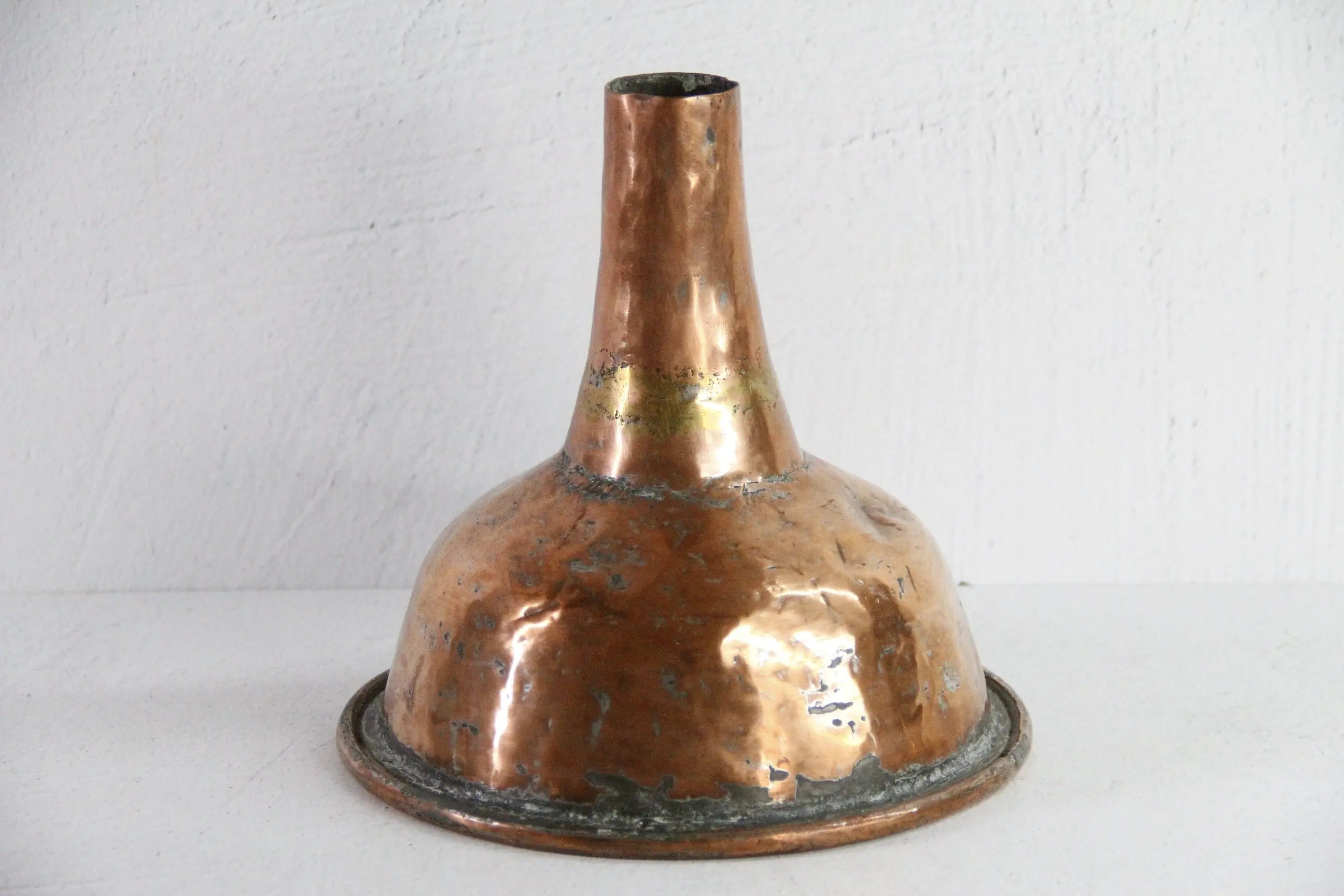 19th Century French Copper Funnel | Dovetailed with Hang Loop  Debra Hall Lifestyle