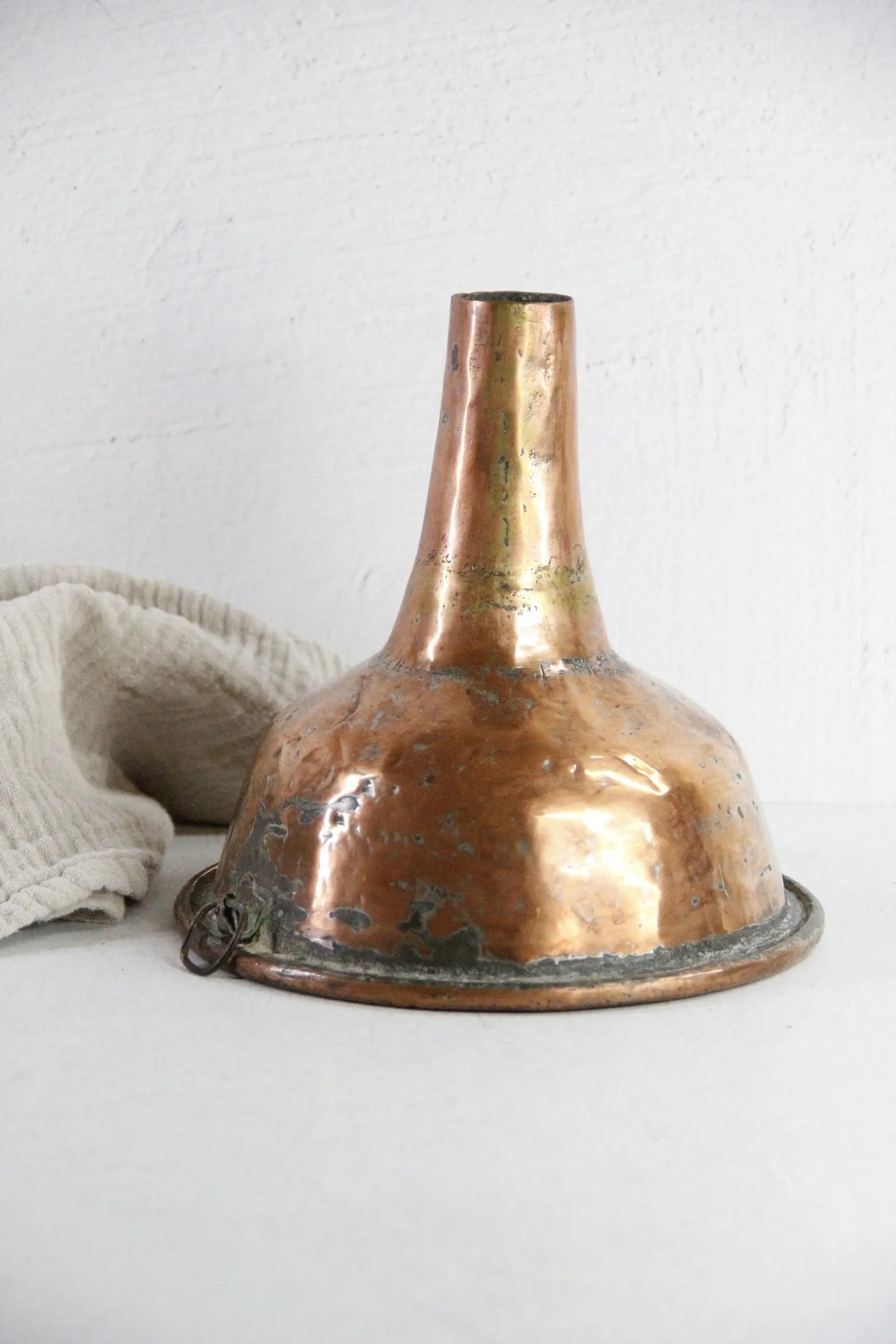 19th Century French Copper Funnel | Dovetailed with Hang Loop  Debra Hall Lifestyle