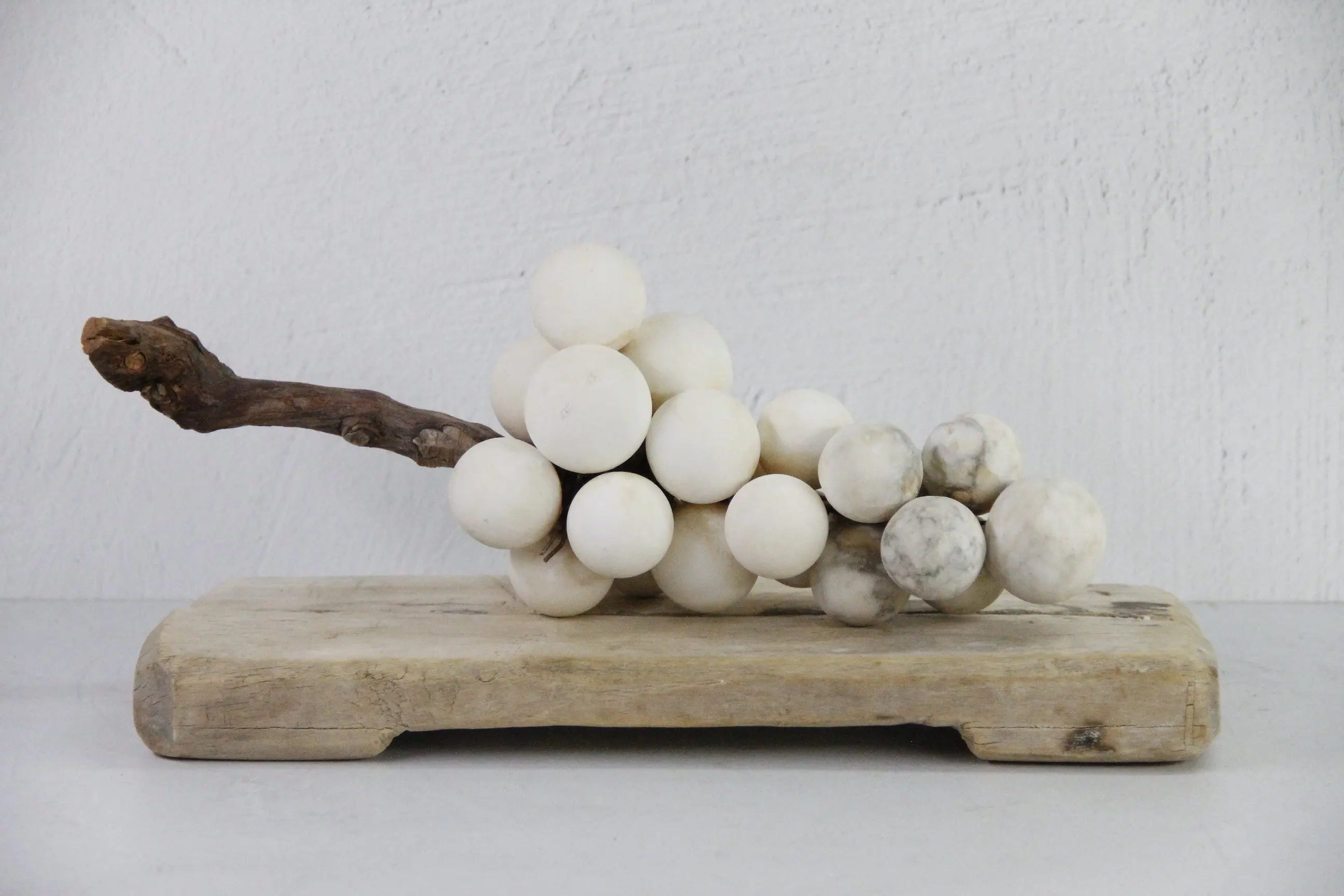 Alabaster Grapes Vintage Italian | Natural Stone Cluster  Debra Hall Lifestyle