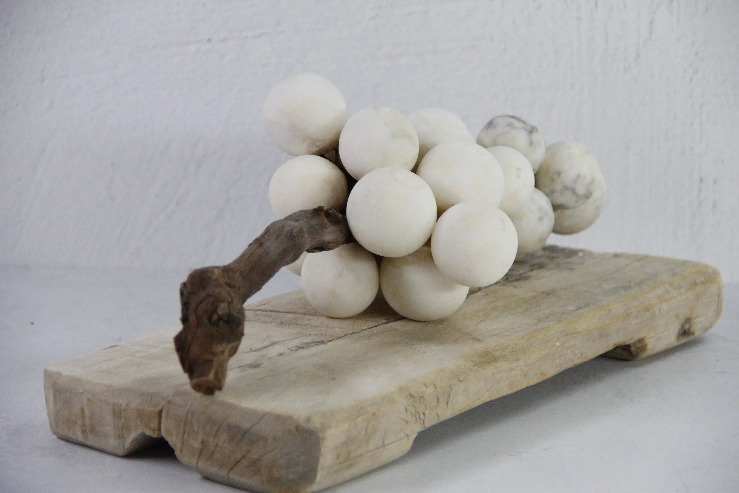 Alabaster Grapes Vintage Italian | Natural Stone Cluster  Debra Hall Lifestyle