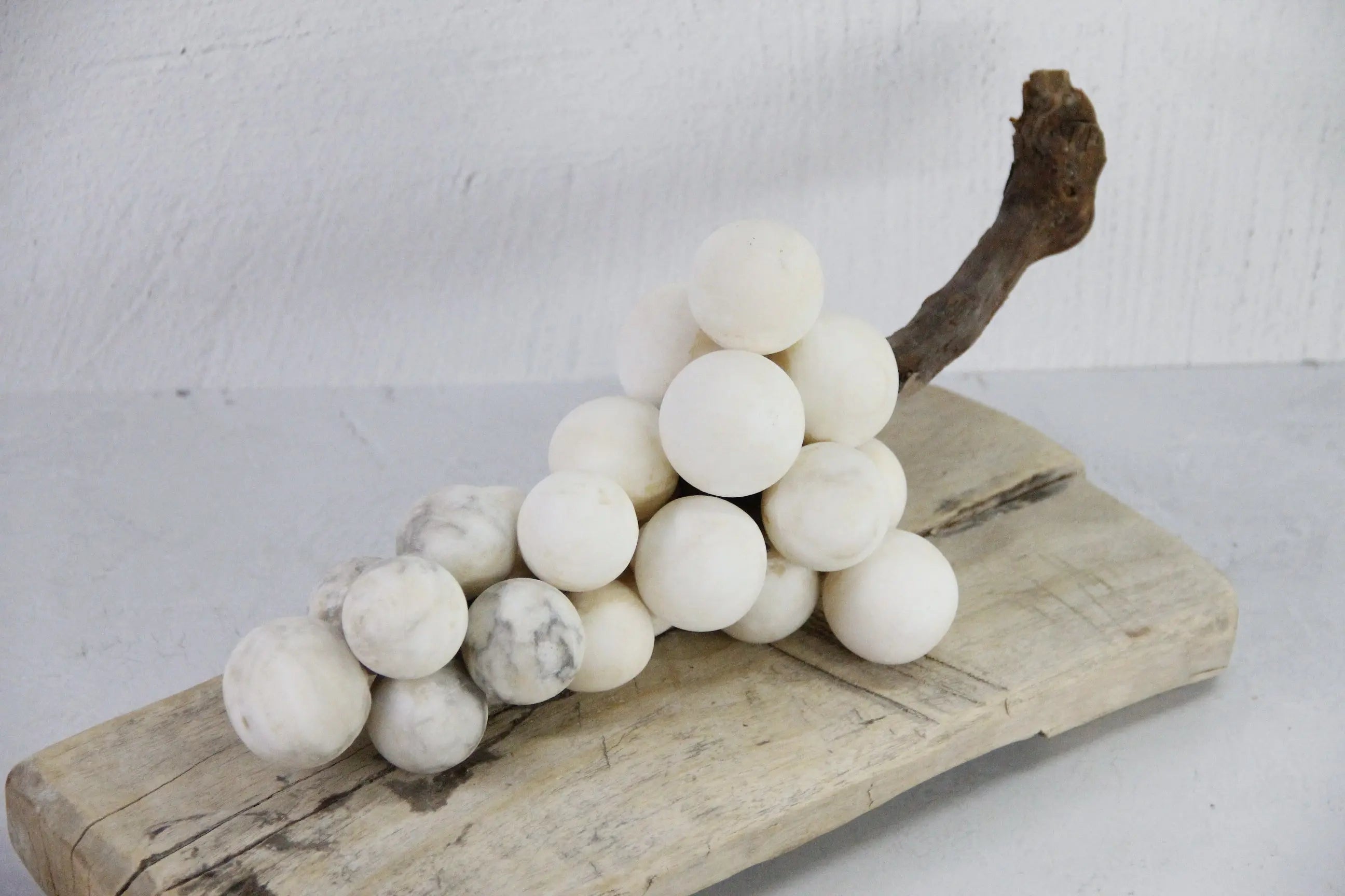Alabaster Grapes Vintage Italian | Natural Stone Cluster  Debra Hall Lifestyle