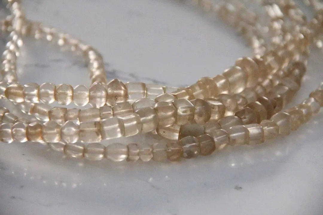 Antique African Trade Beads | Clear Glass  Debra Hall Lifestyle