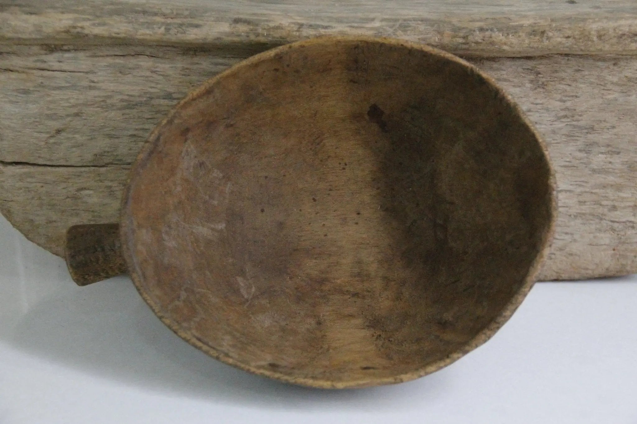 Antique African Wooden Bowl | Single Handle  Debra Hall Lifestyle