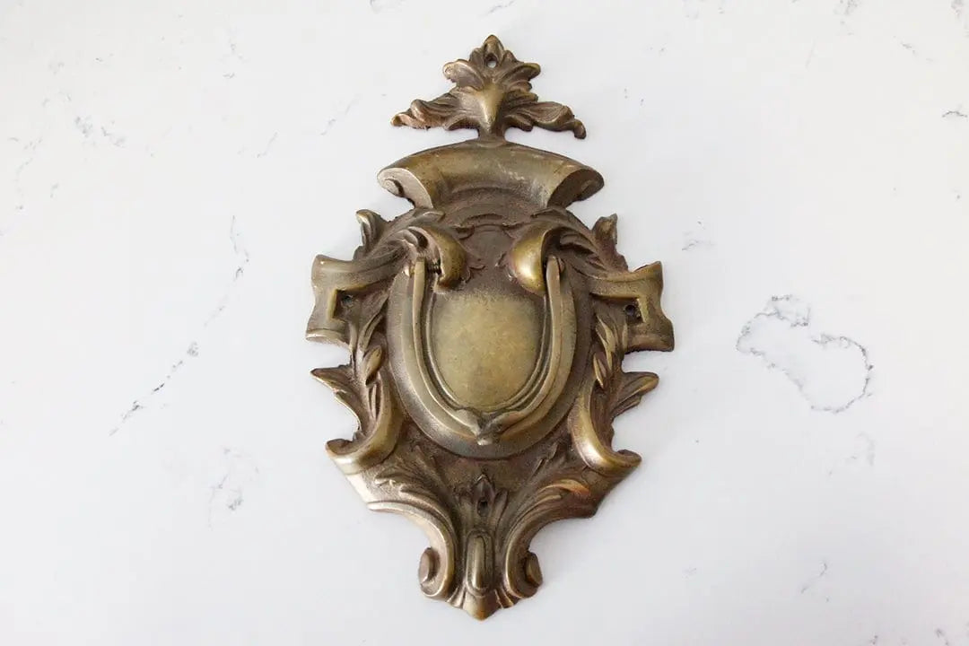 Antique Brass Door Knocker | Large Ornate  Debra Hall Lifestyle