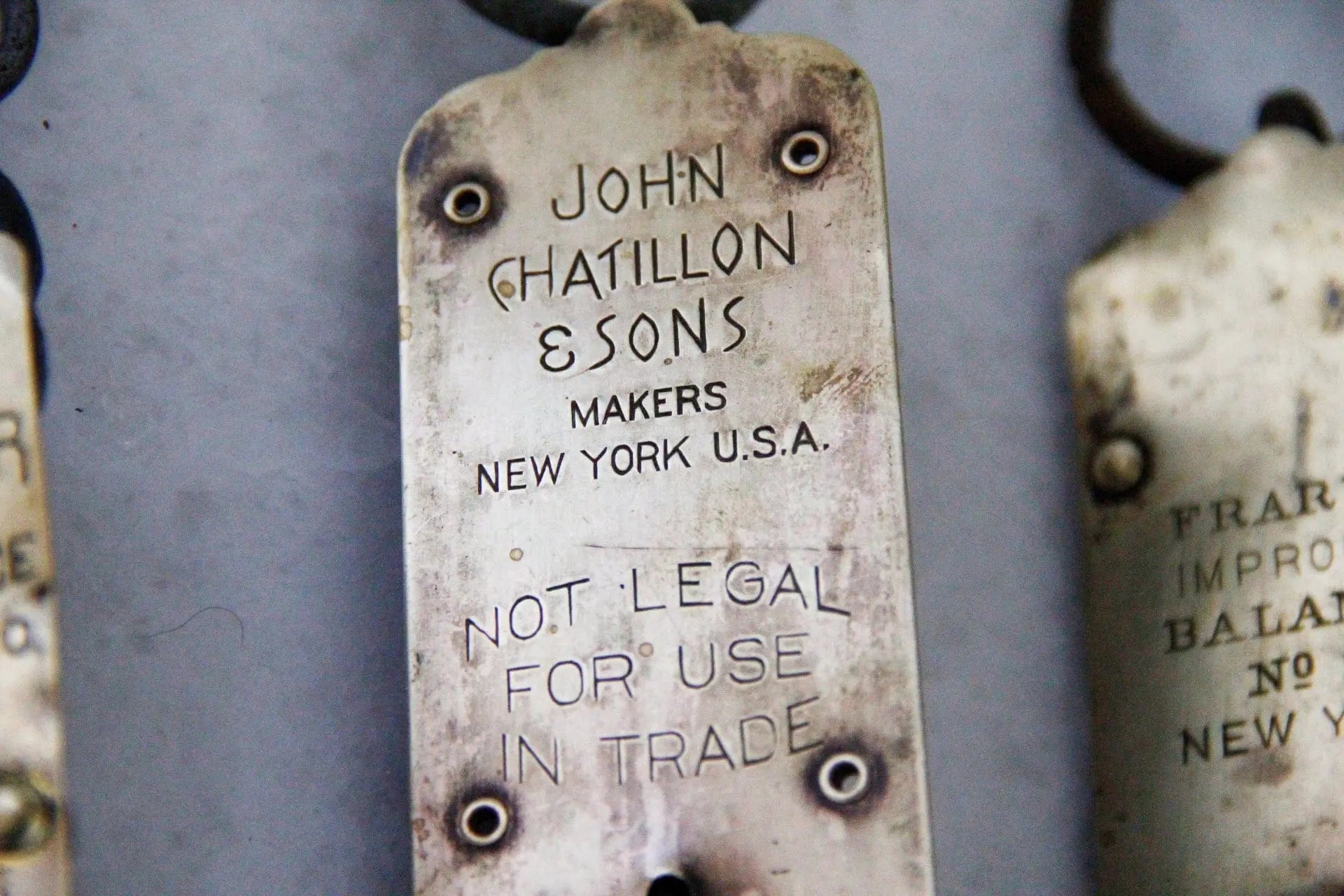 Antique Brass Scale | Market Scale  Debra Hall Lifestyle