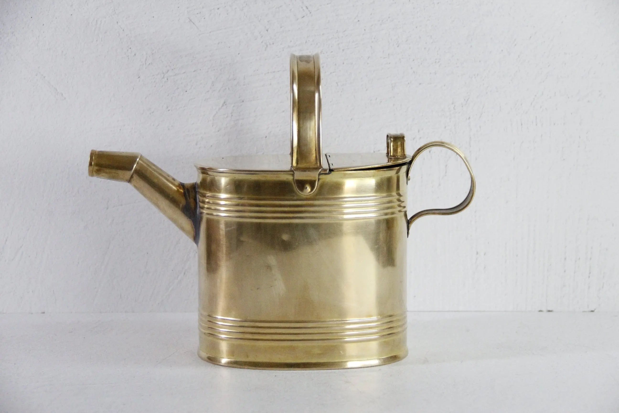 Antique Brass Watering Can England | Garden Decor  Debra Hall Lifestyle