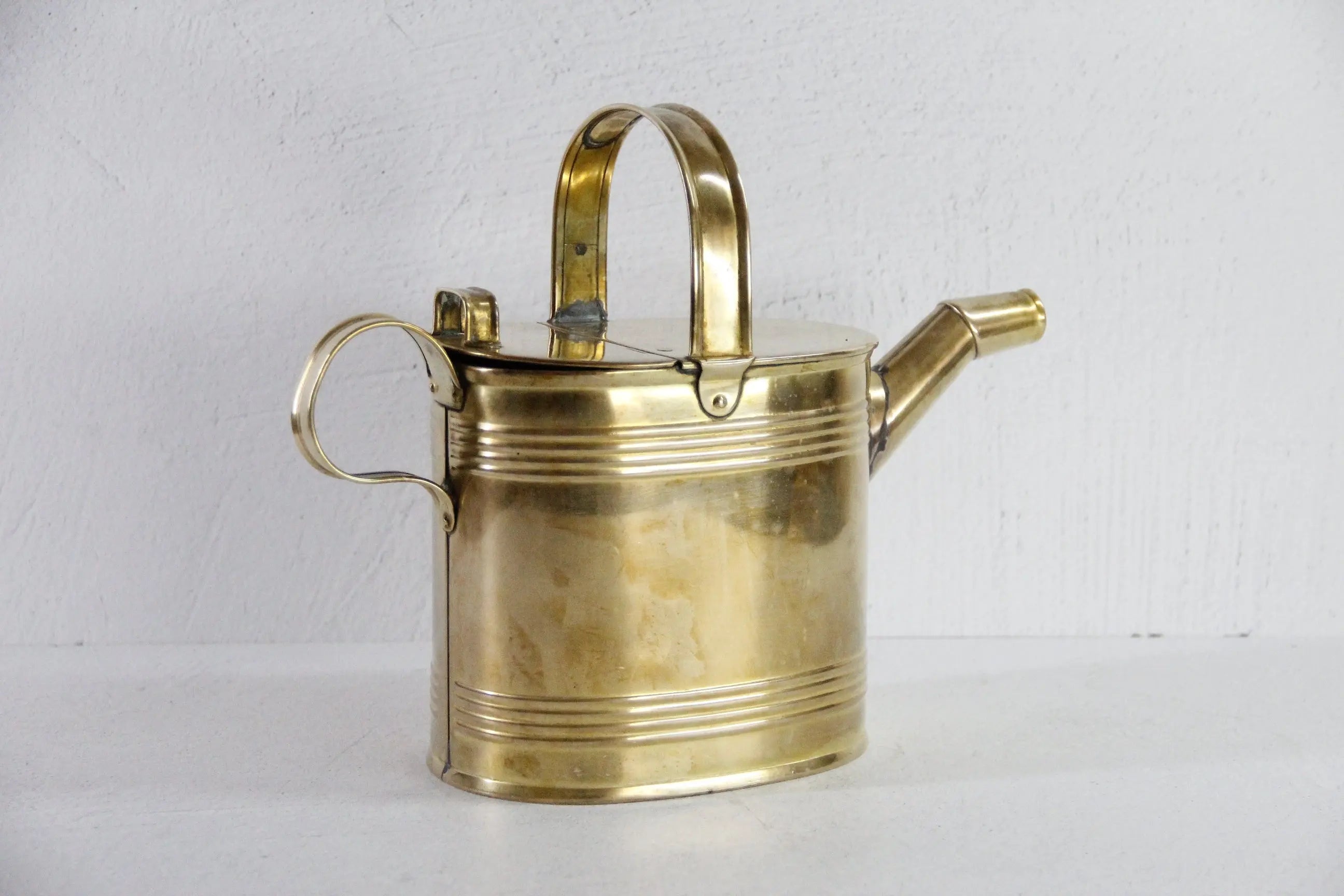 Antique Brass Watering Can England | Garden Decor  Debra Hall Lifestyle