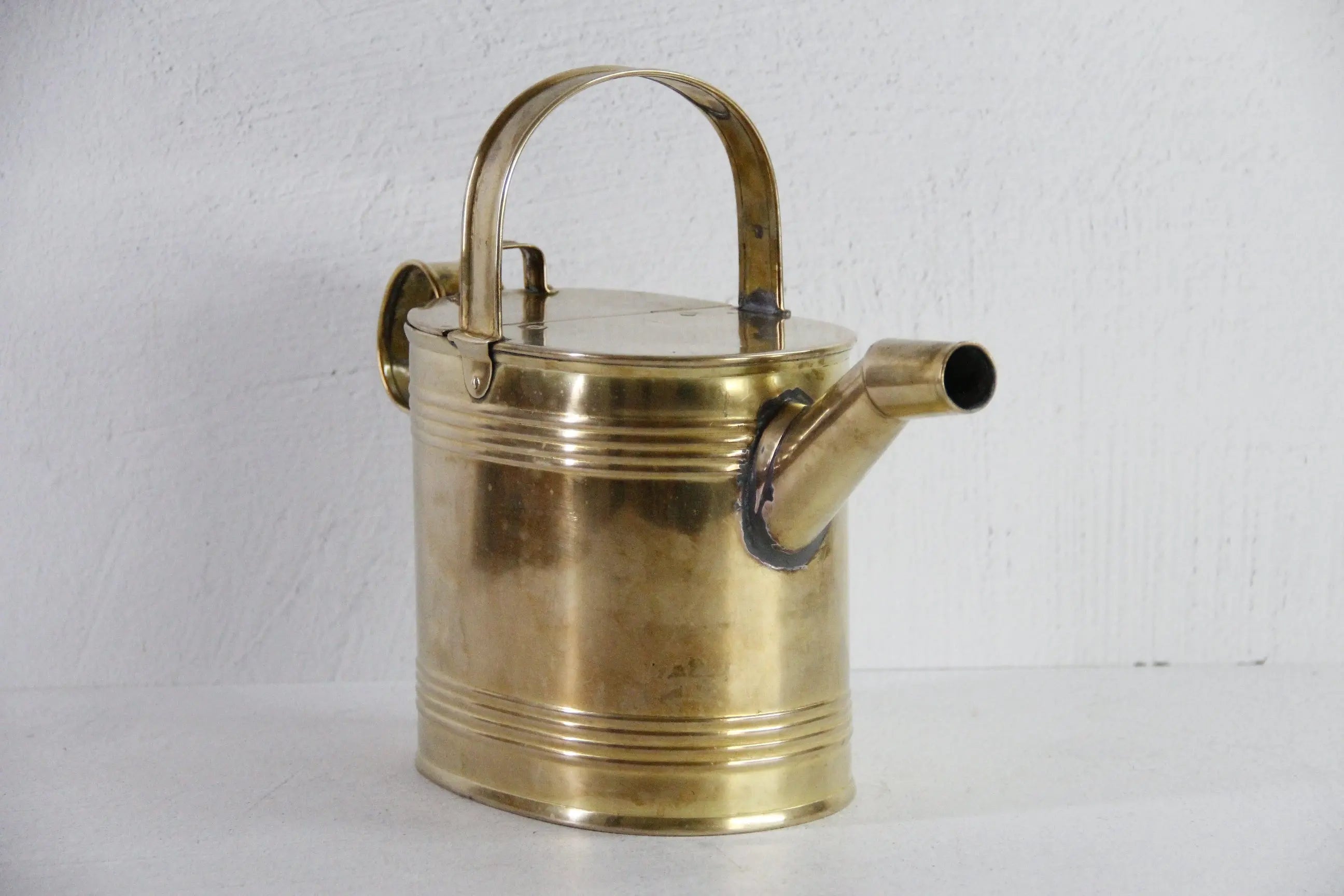 Antique Brass Watering Can England | Garden Decor  Debra Hall Lifestyle