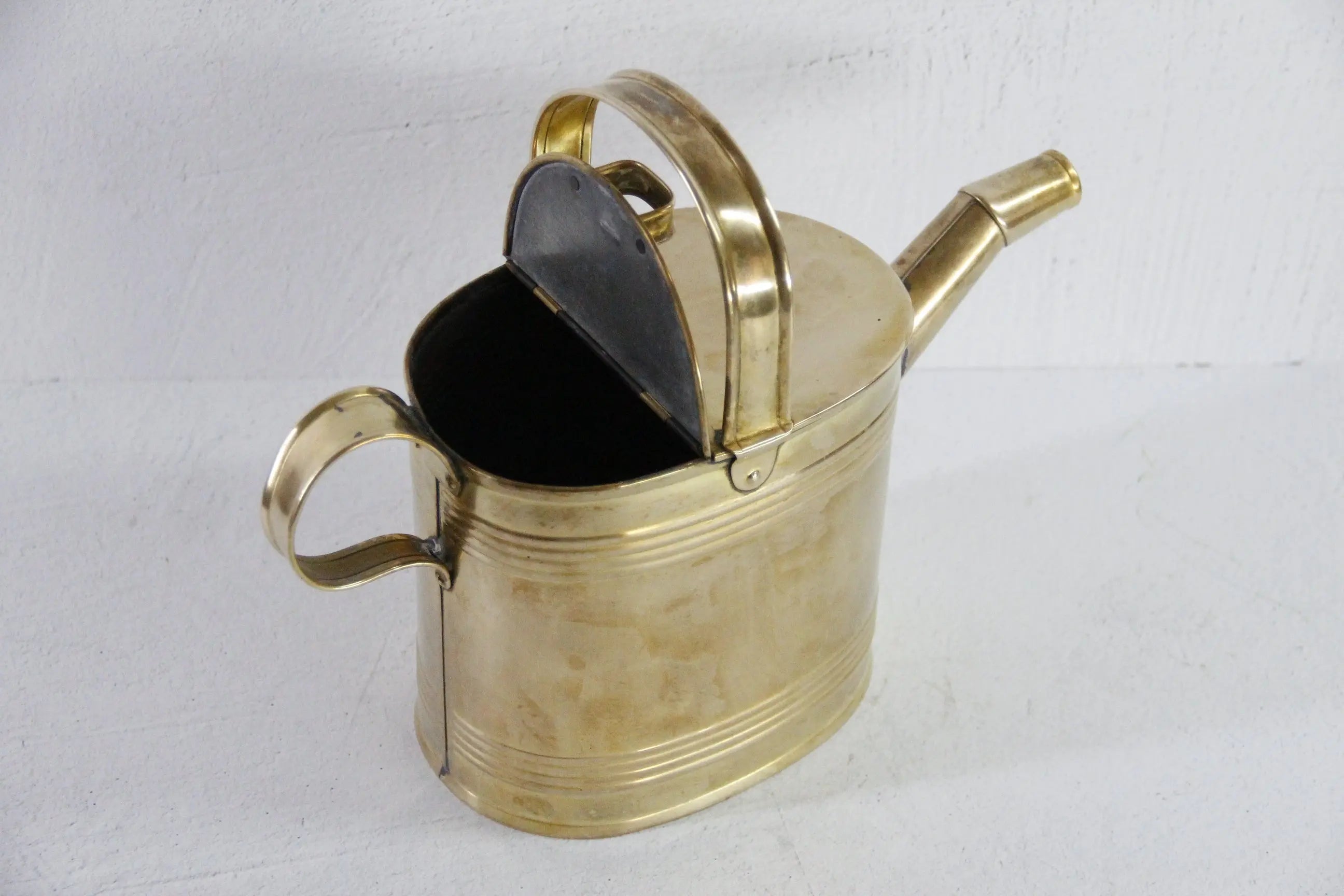Antique Brass Watering Can England | Garden Decor  Debra Hall Lifestyle