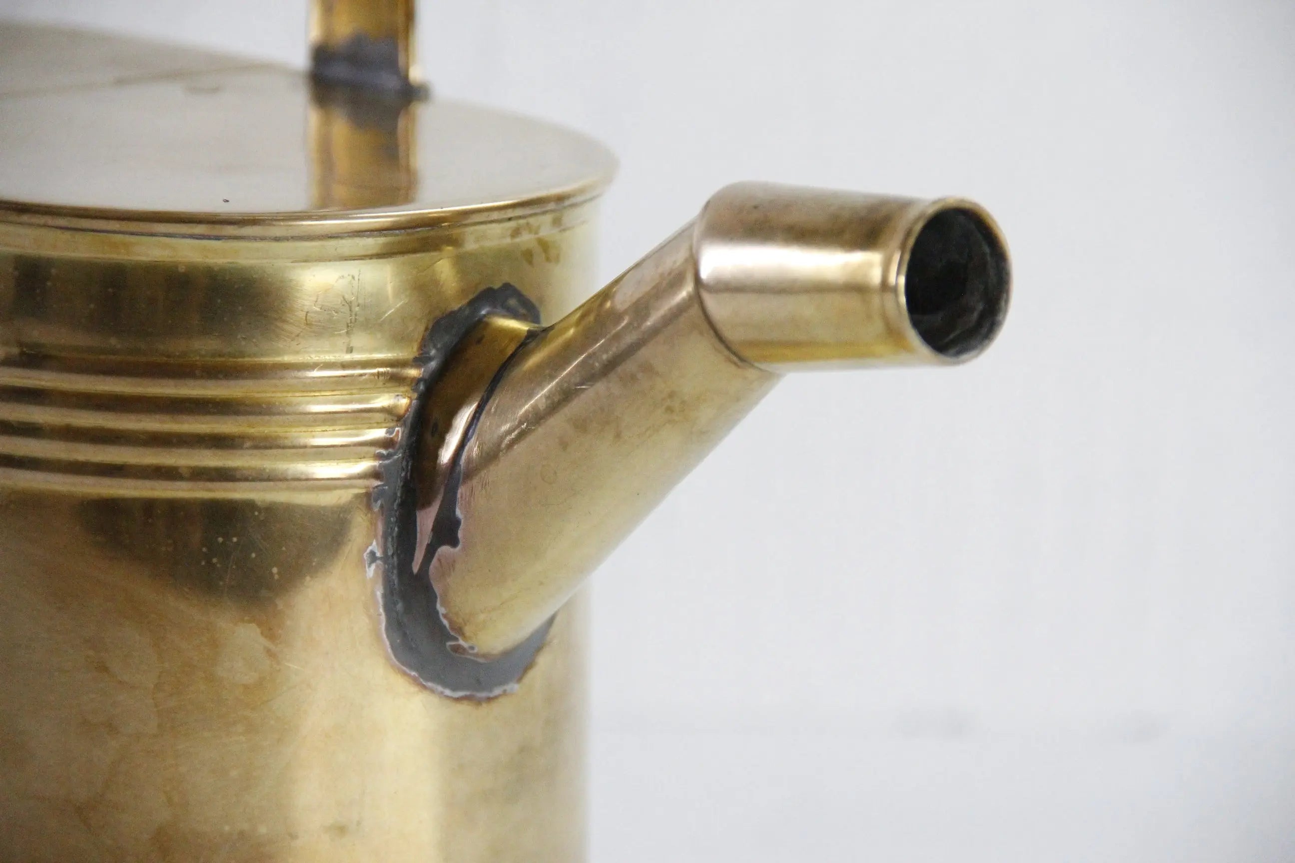 Antique Brass Watering Can England | Garden Decor  Debra Hall Lifestyle