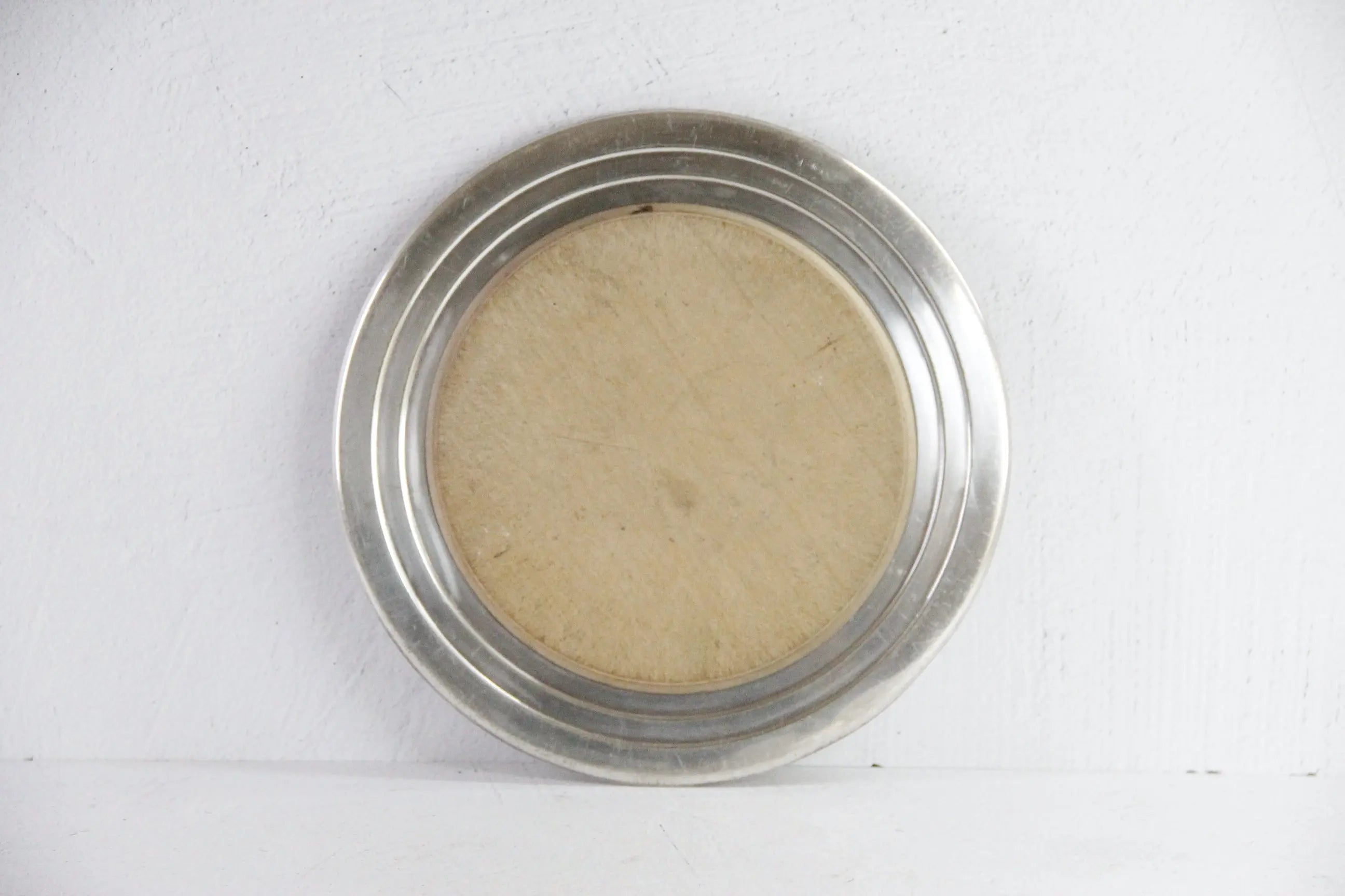 Antique Bread Board With Silver Serving Tray | England  Debra Hall Lifestyle