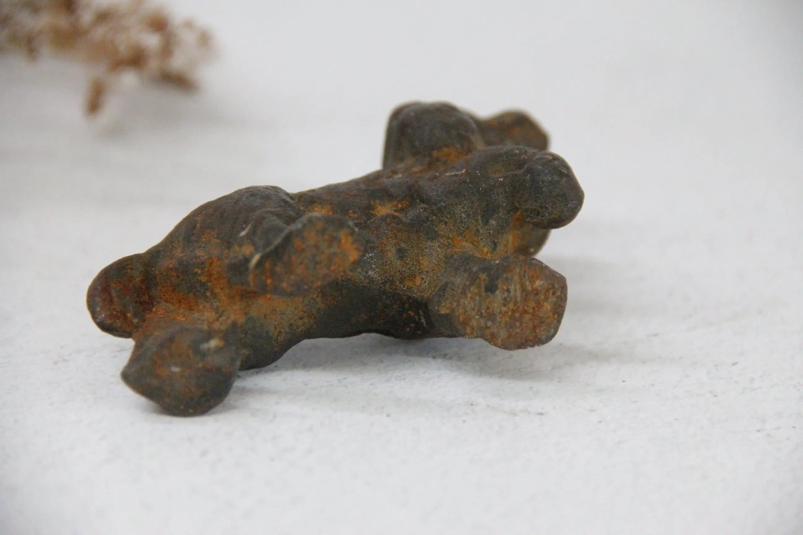 Antique Cast Iron Dog | Cocker Spaniel Paper Weight  Debra Hall Lifestyle
