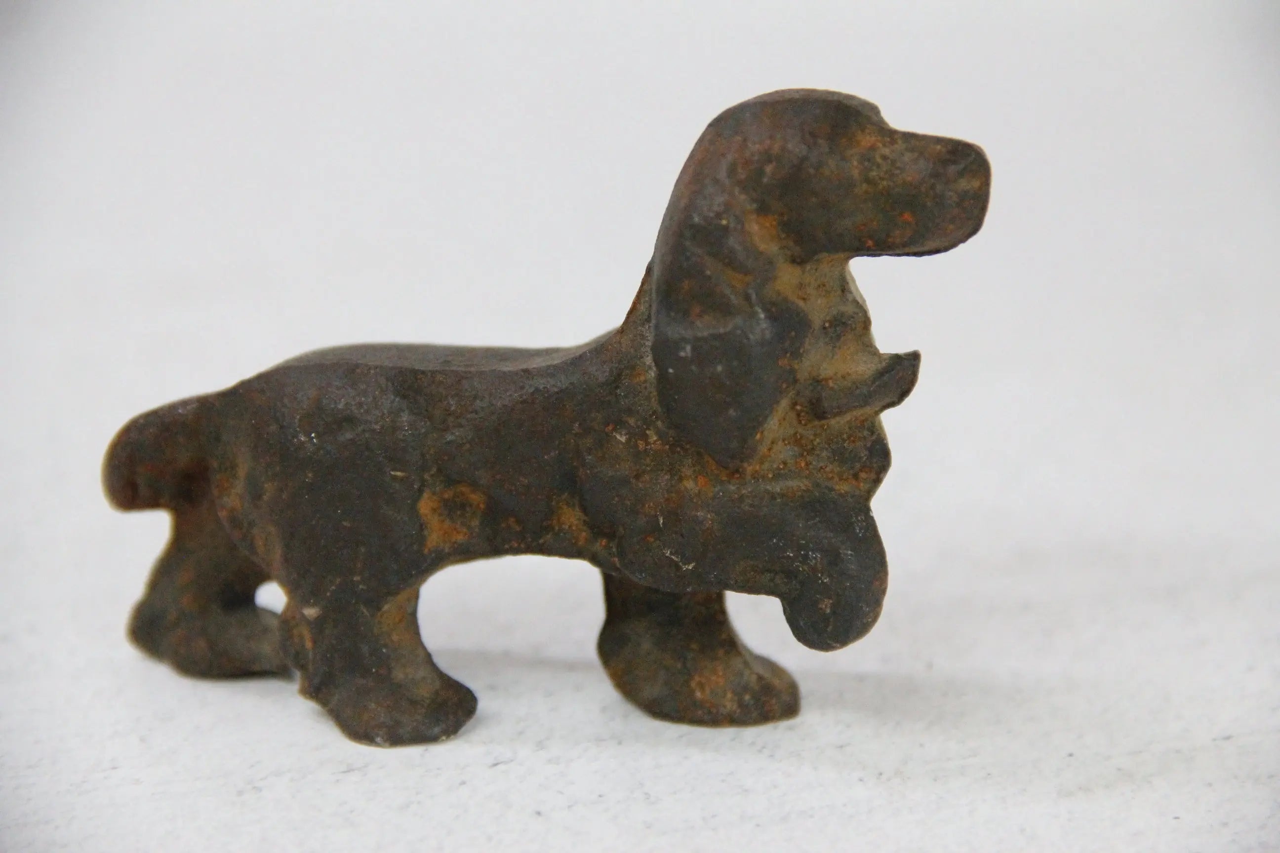 Antique Cast Iron Dog | Cocker Spaniel Paper Weight  Debra Hall Lifestyle