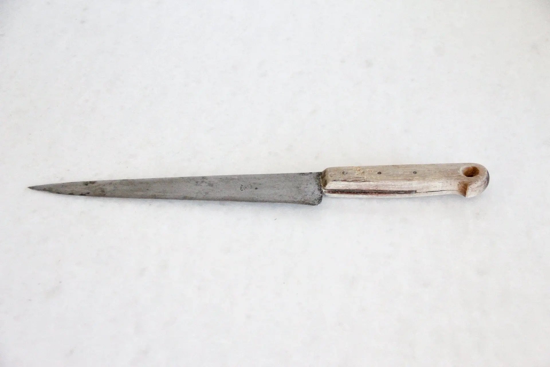 Antique Chef's Knife L'Etoile France | Carbon Steel & Wood  Debra Hall Lifestyle