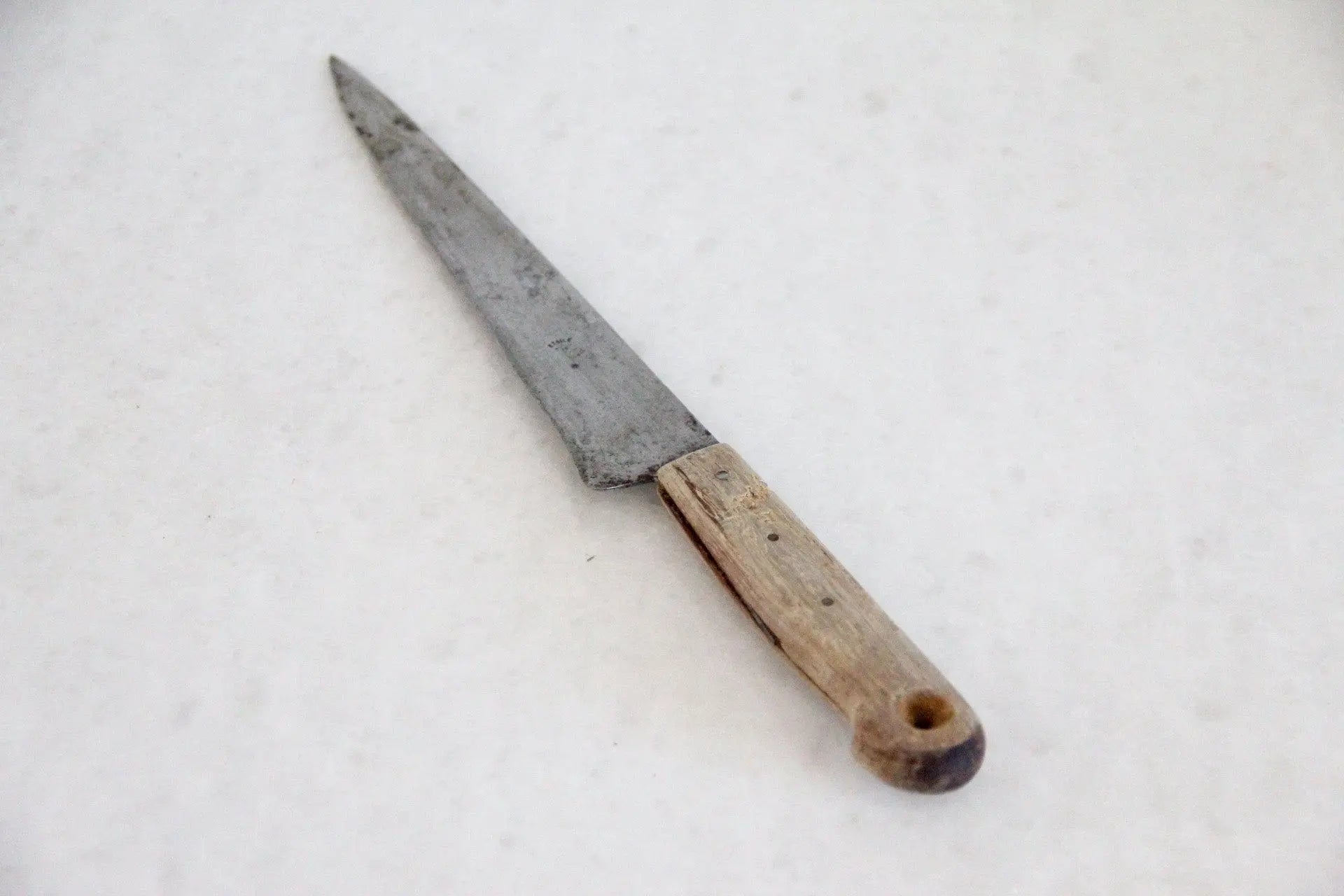 Antique Chef's Knife L'Etoile France | Carbon Steel & Wood  Debra Hall Lifestyle