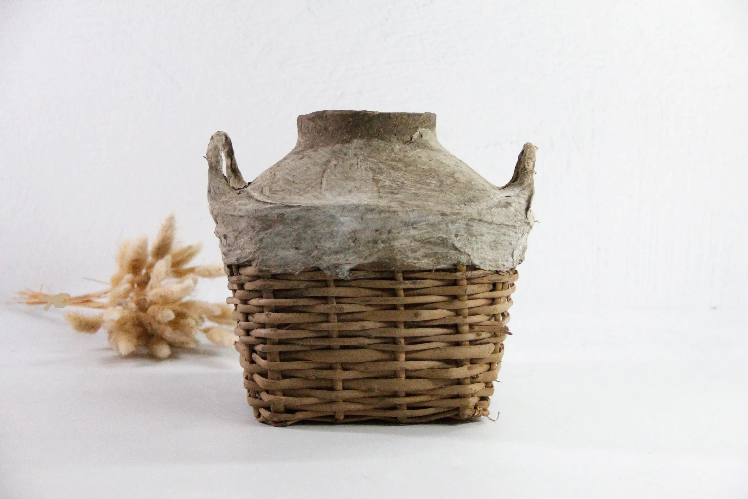 Antique Chinese Basket Shanxi | Willow Food Storage Vessel  Debra Hall Lifestyle