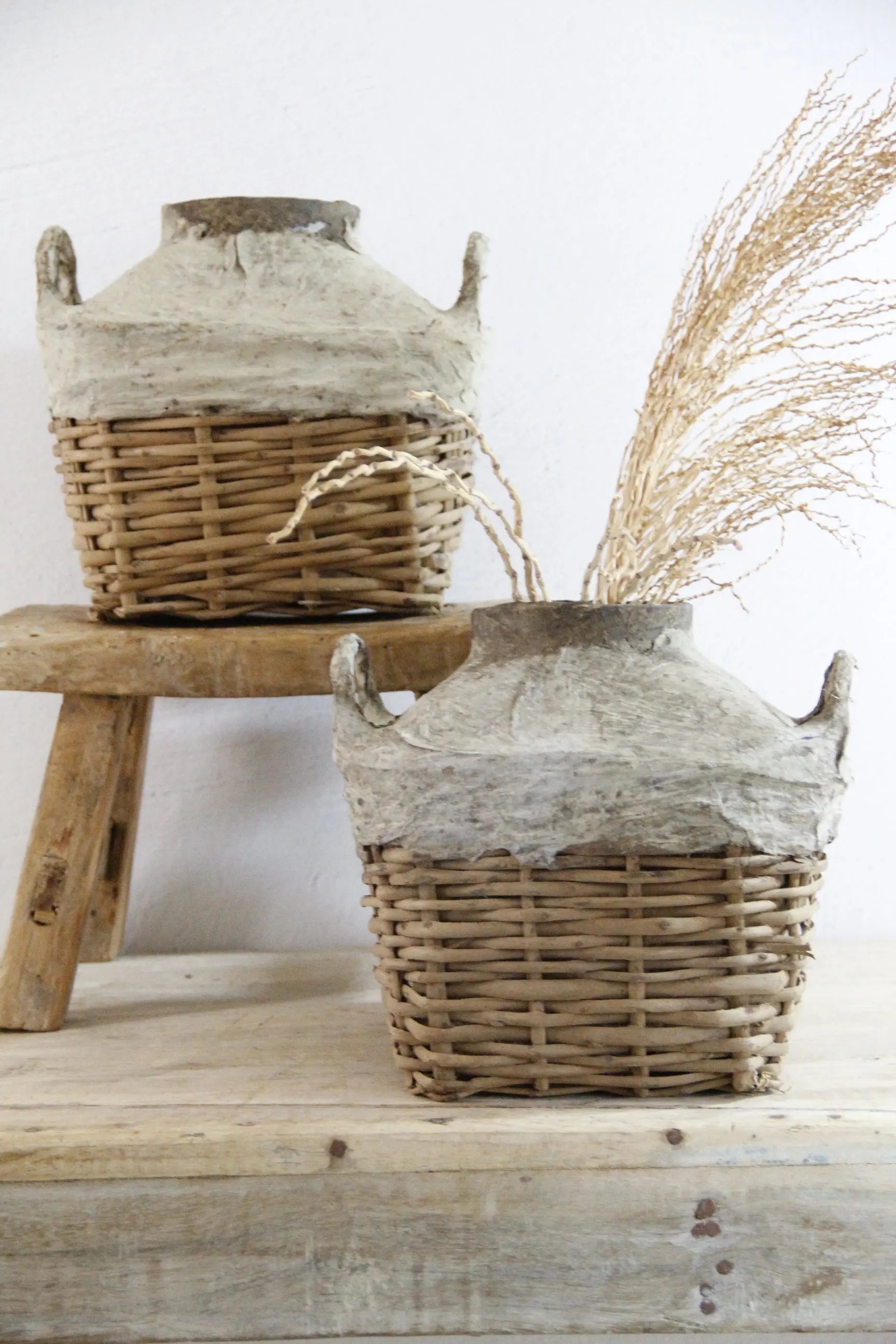 Antique Chinese Basket Shanxi | Willow vessel Food Storage  Debra Hall Lifestyle