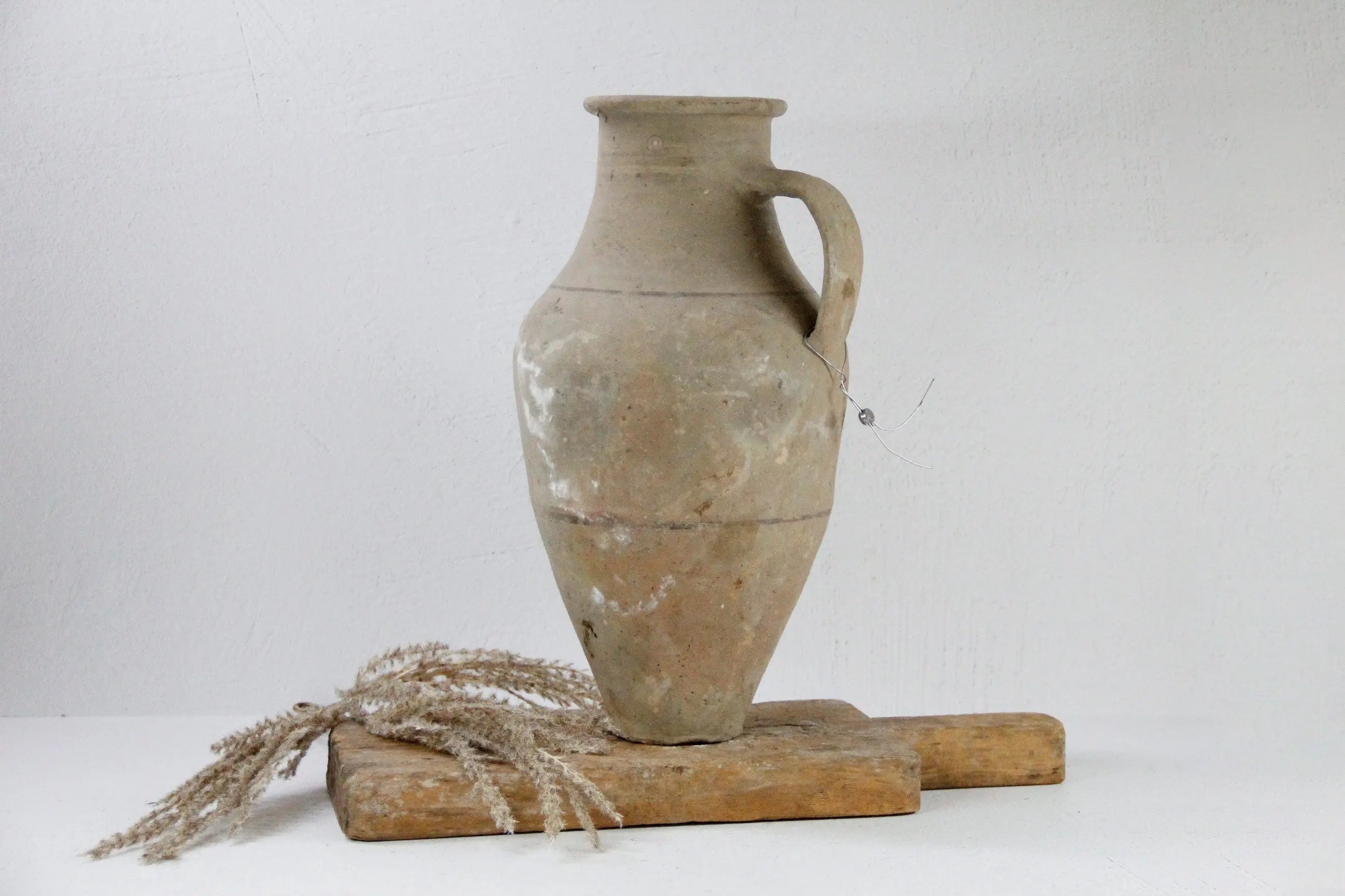 Antique Clay Pottery | European Amphora Fermenting Vessel  Debra Hall Lifestyle