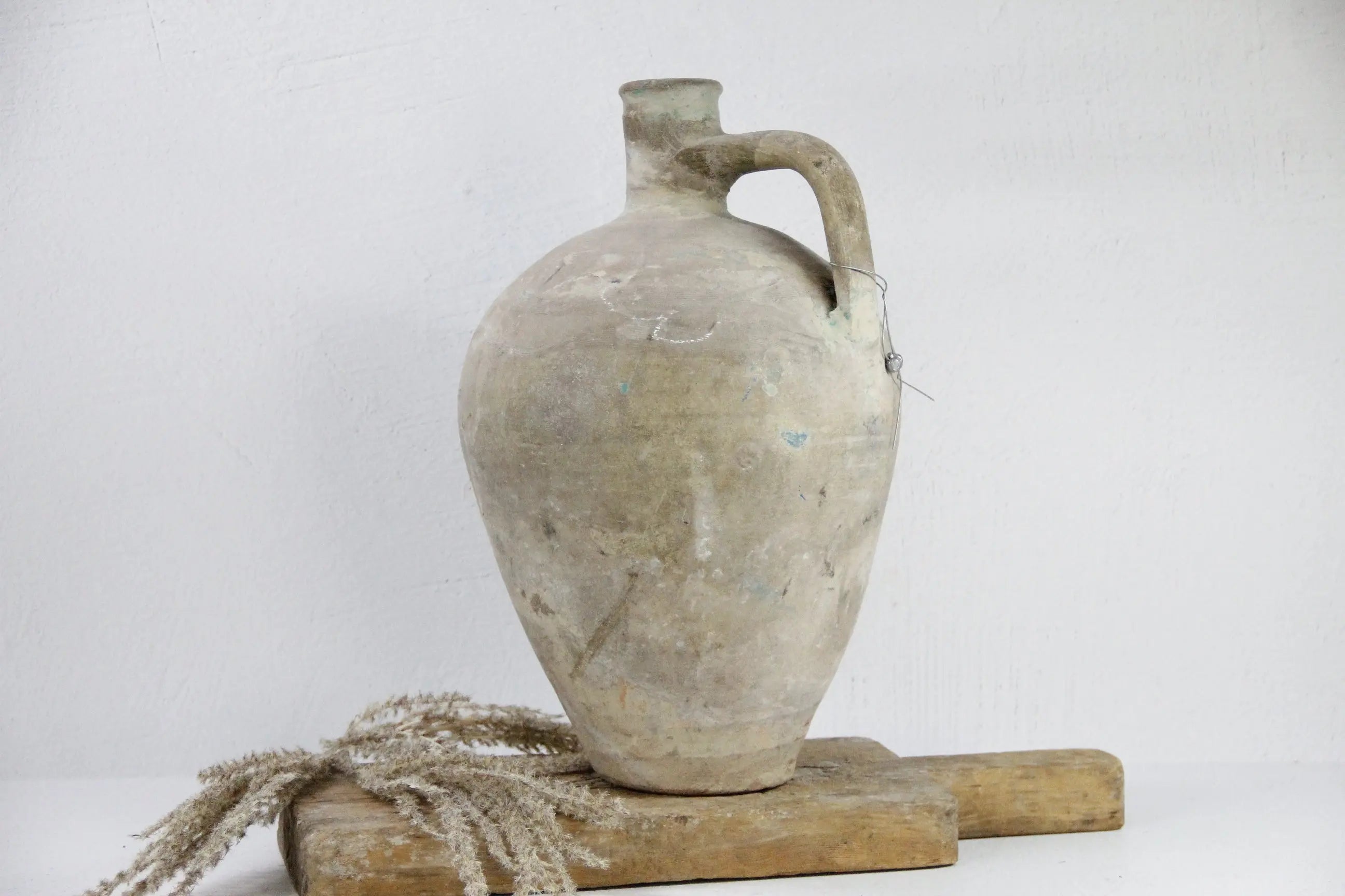 Antique Clay Pottery | European Wine Amphora Vessel  Debra Hall Lifestyle