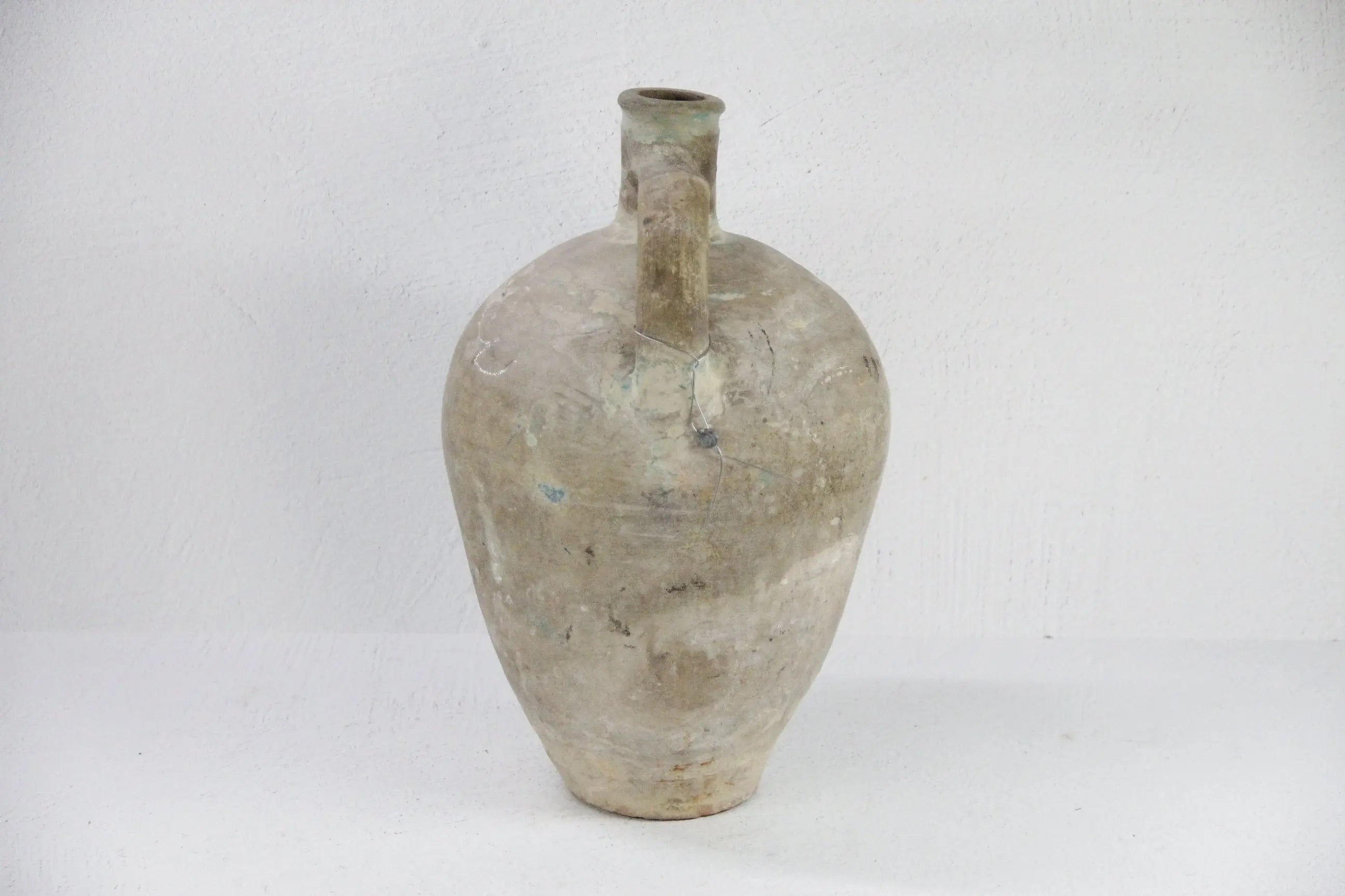 Antique Clay Pottery | European Wine Amphora Vessel  Debra Hall Lifestyle