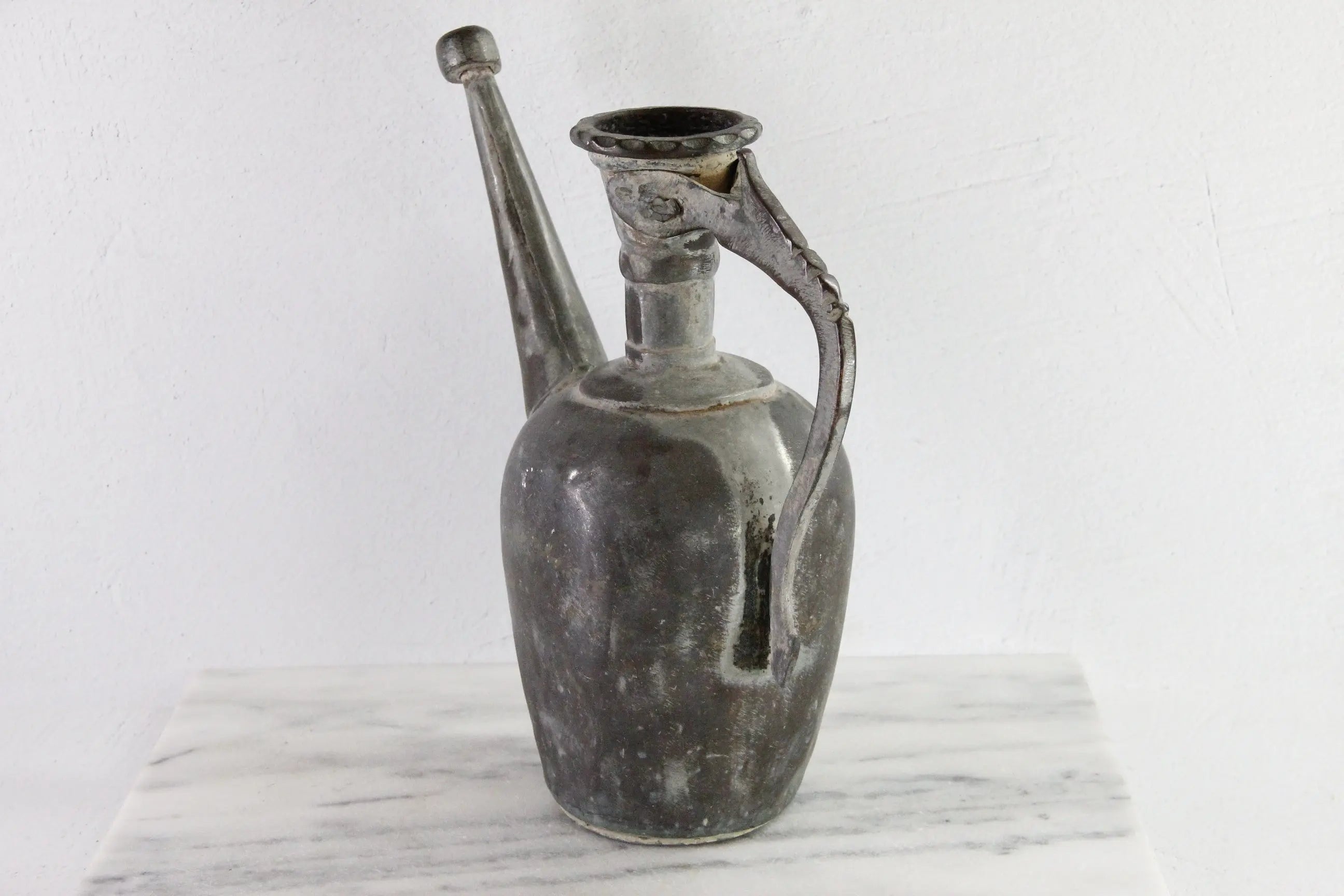 Antique Copper Watering Can | 19th C. Turkish Hand Crafted