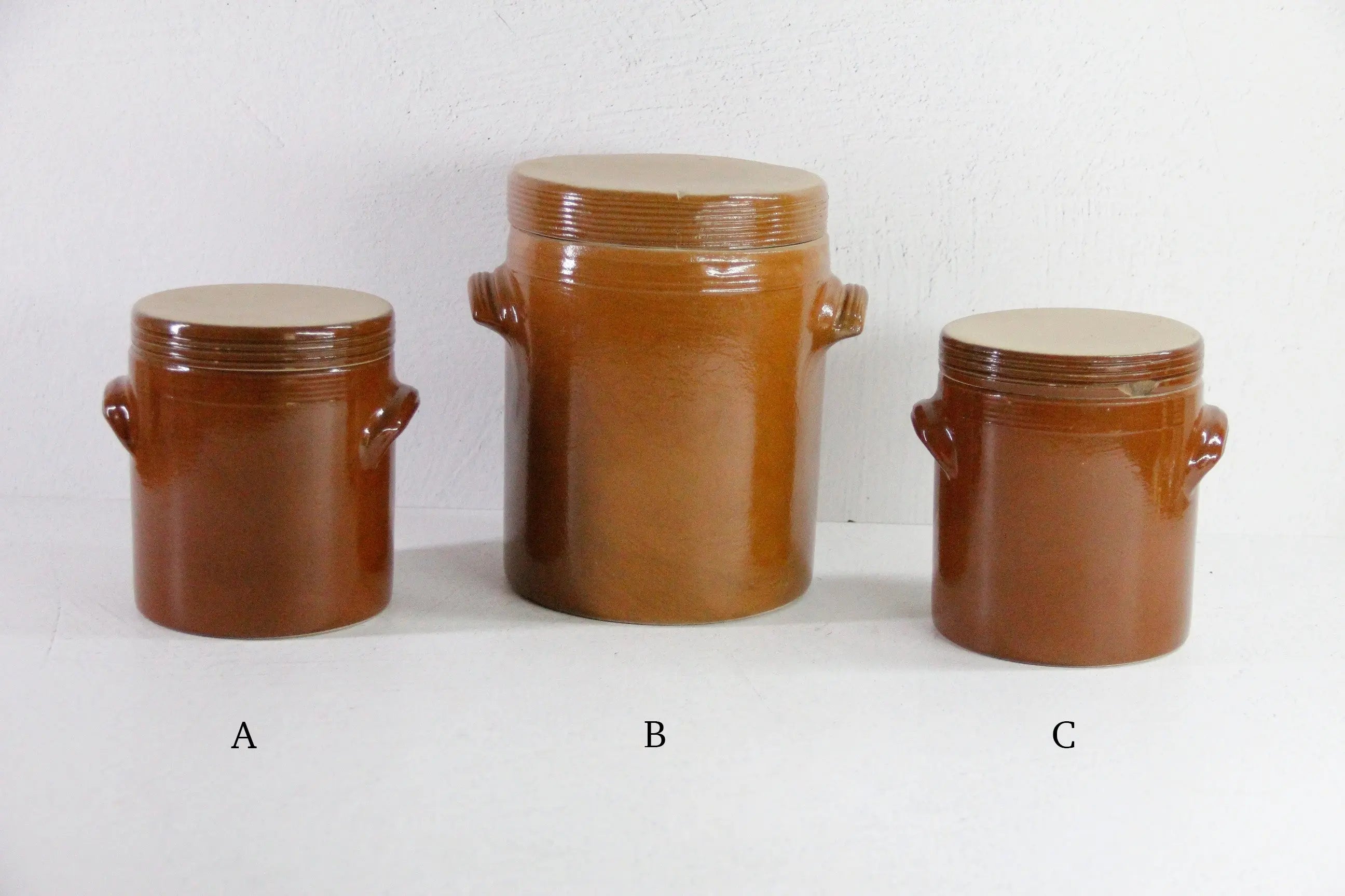 Antique French Confit Jar With Lid | Renault Stoneware Pot  Debra Hall Lifestyle