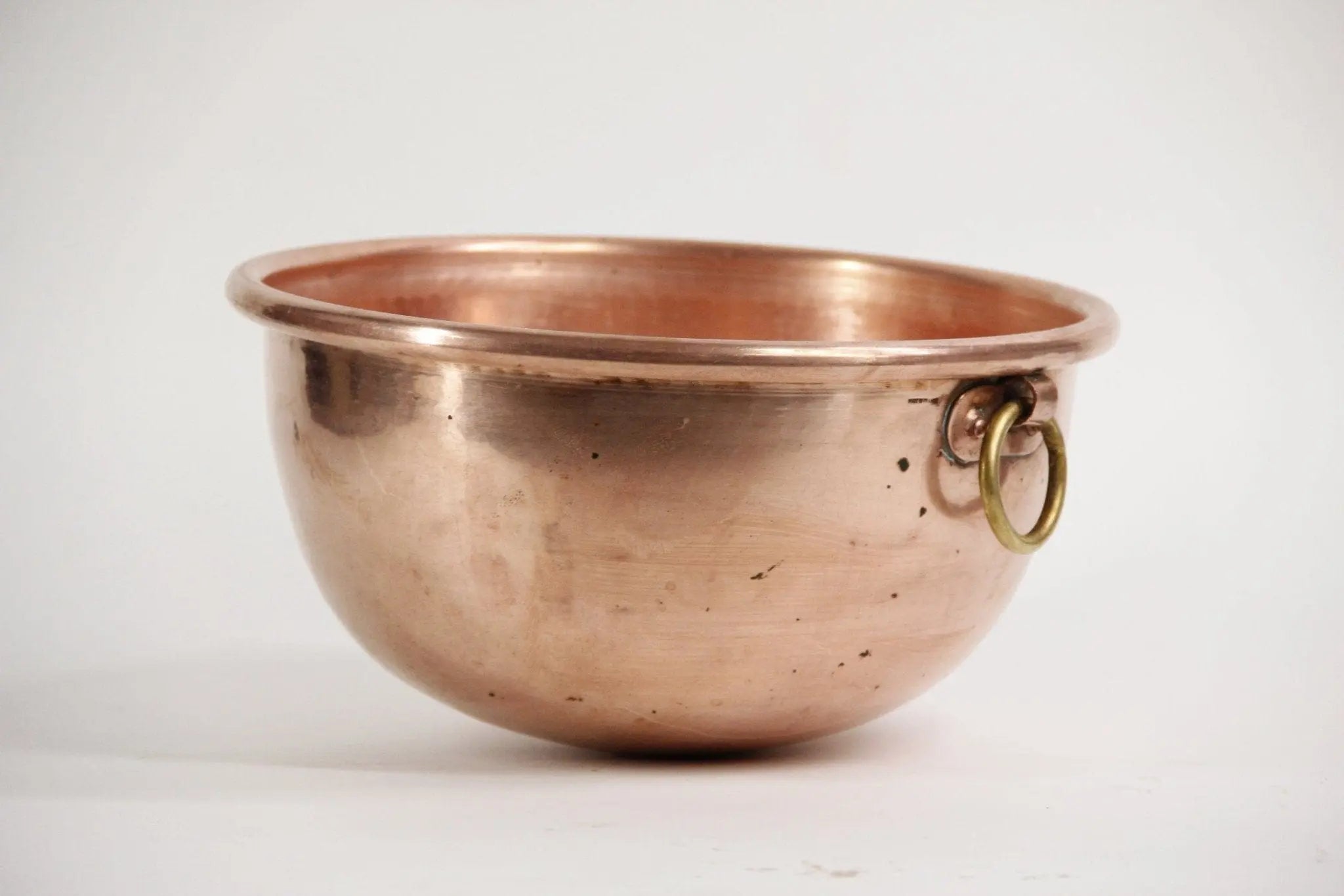 Antique French Copper Bowl | Cul de Poule  Debra Hall Lifestyle