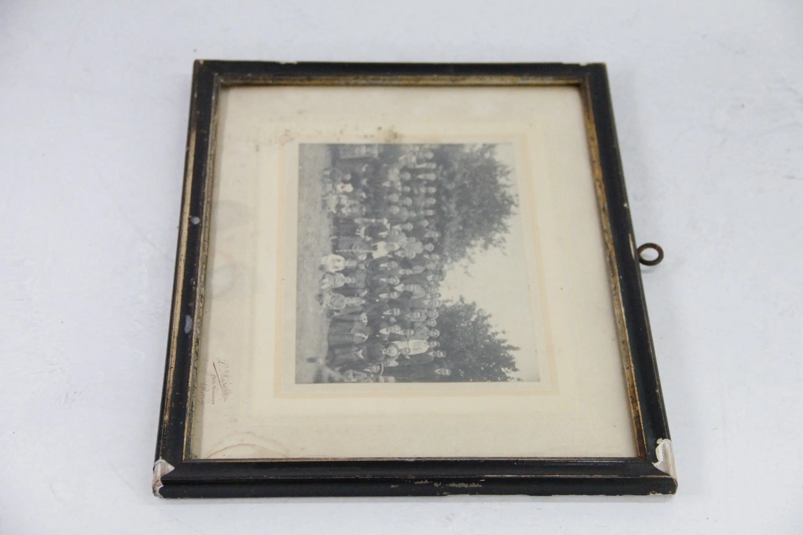 Antique French Family Portrait Framed | Photo Parisienne 1800s  Debra Hall Lifestyle