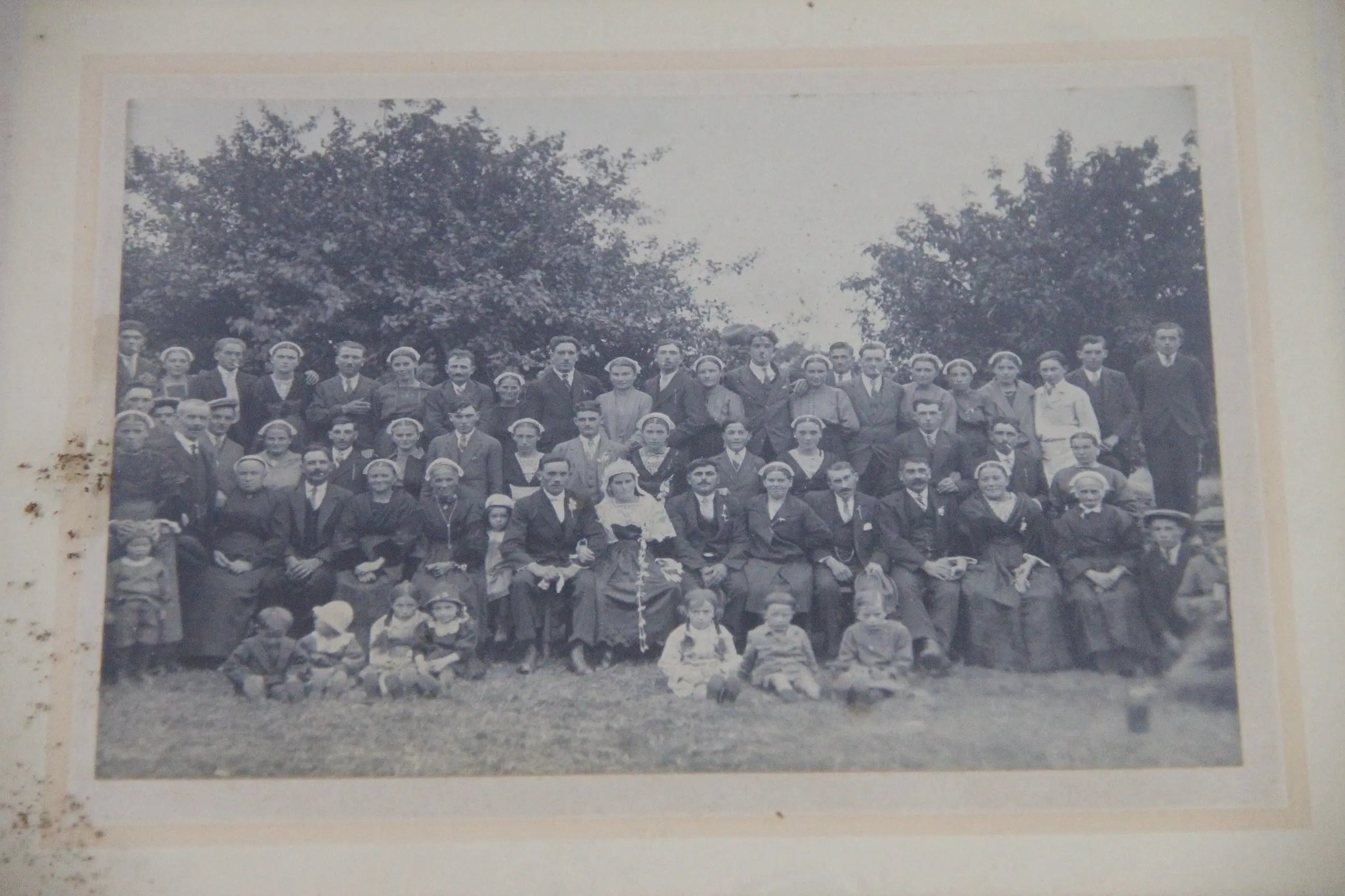 Antique French Family Portrait Framed | Photo Parisienne 1800s  Debra Hall Lifestyle